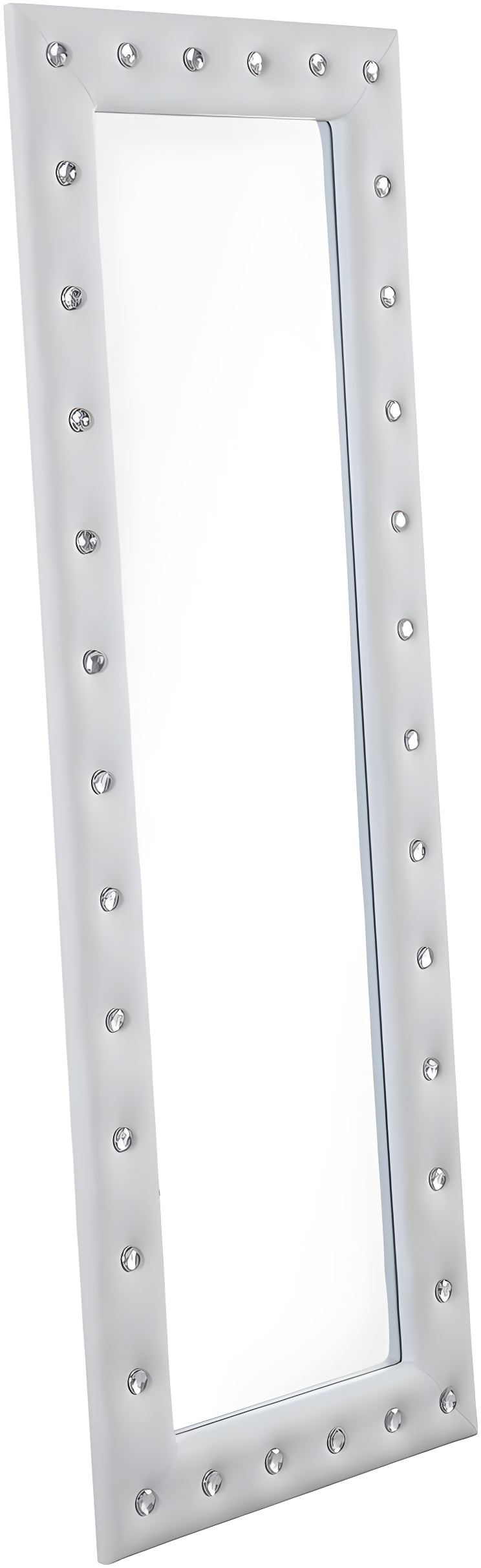 Naomi Home Maisie Modern Aluminum Mirror White
