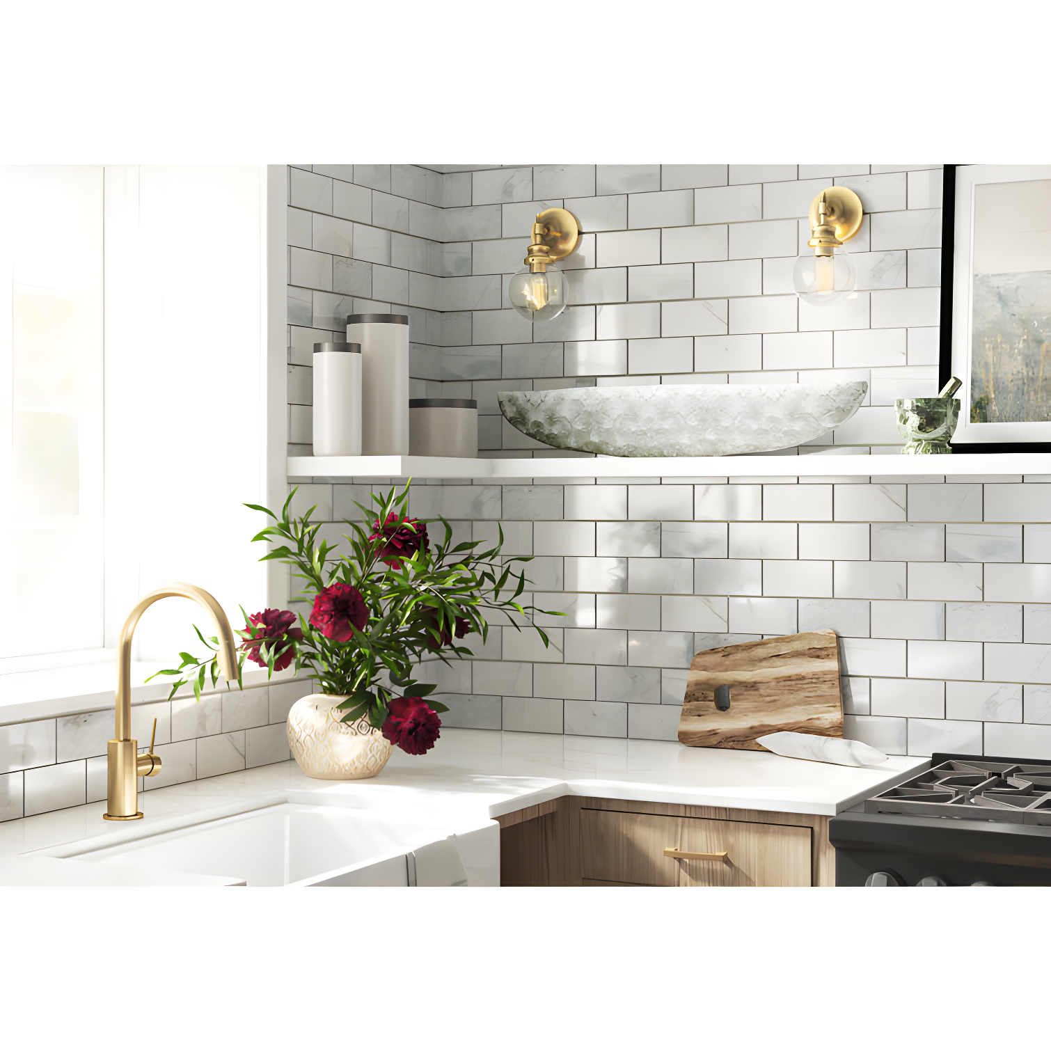 Trinsic Pull Down Sprayer Kitchen Sink Faucet, Single Handle Kitchen Faucet