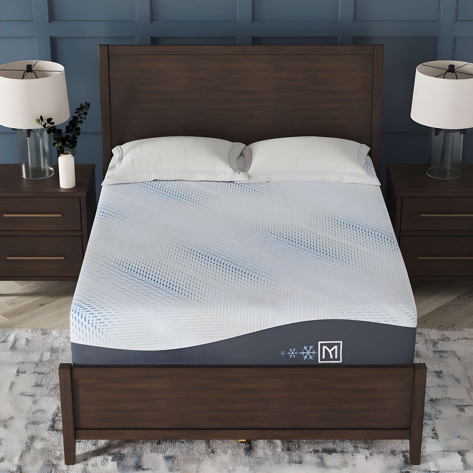 Signature Design by Ashley  Millennium Luxury Gel Memory Foam Queen Mattress, White