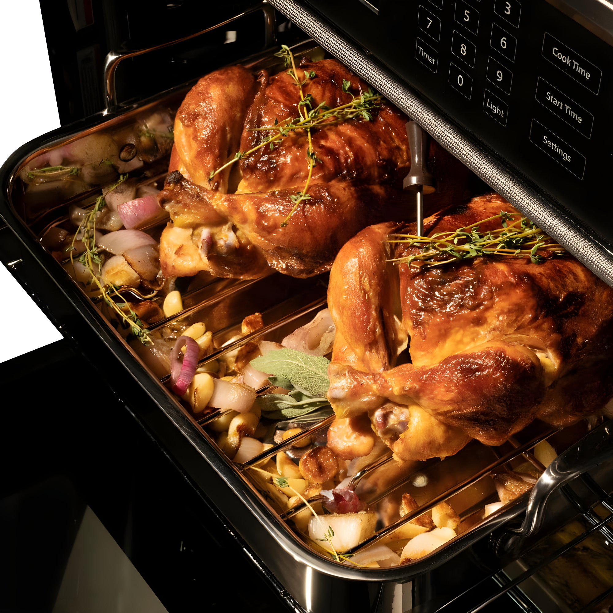 30-Inch Stainless Steel and Matte White Convection Wall Oven
