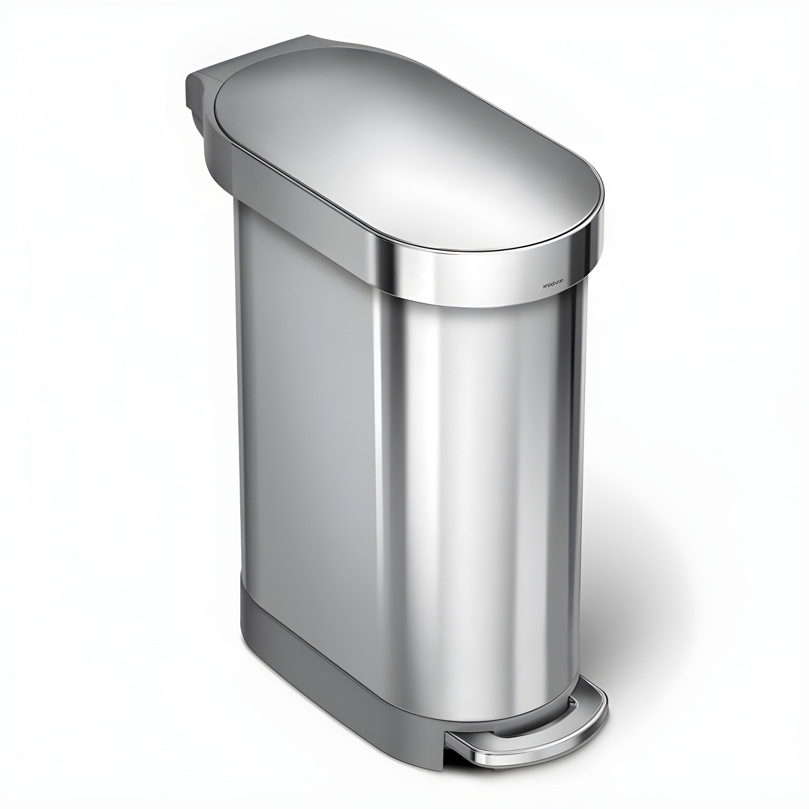 simplehuman 45 Liter / 12 Gallon Slim Hands-Free Kitchen Step Trash Can