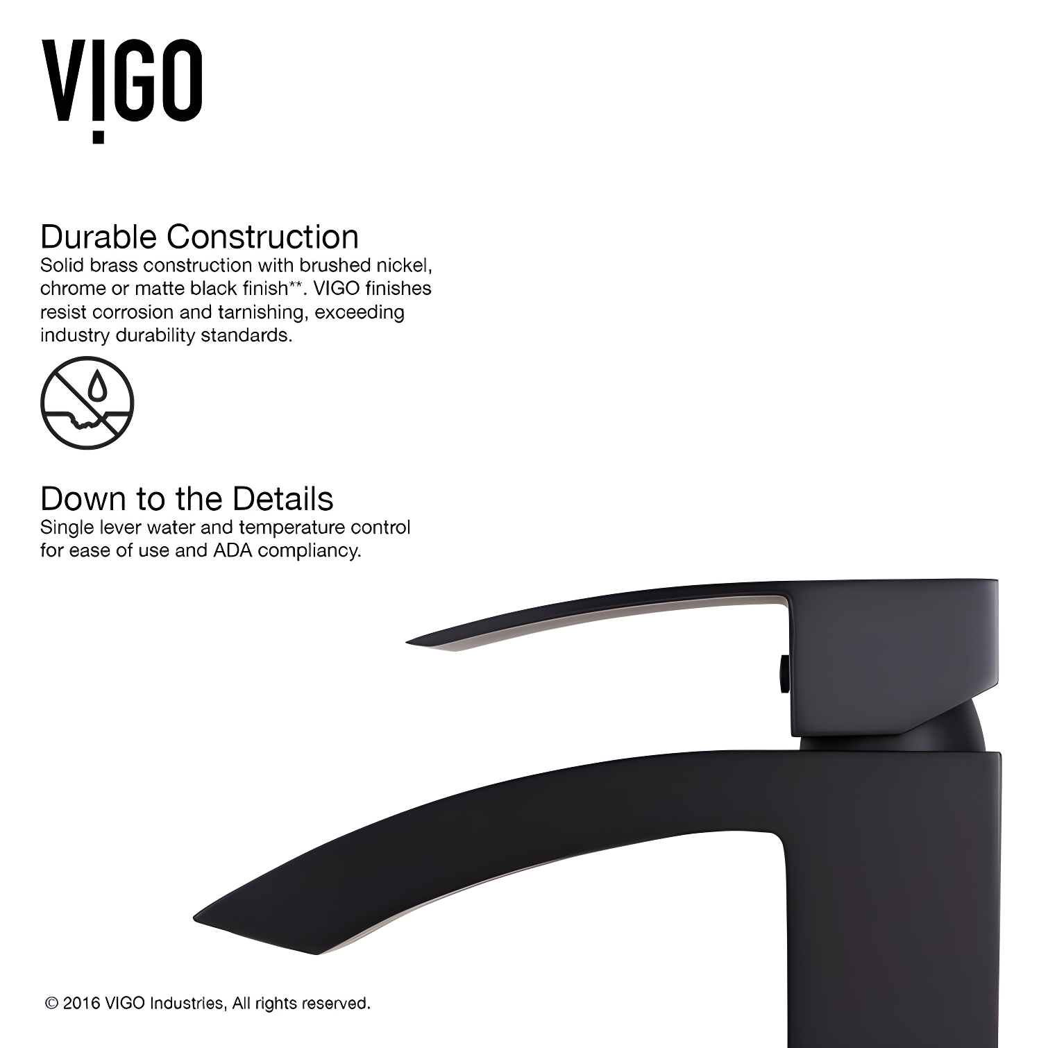 Satro 7" H Single Handle Single Hole Bathroom Faucet