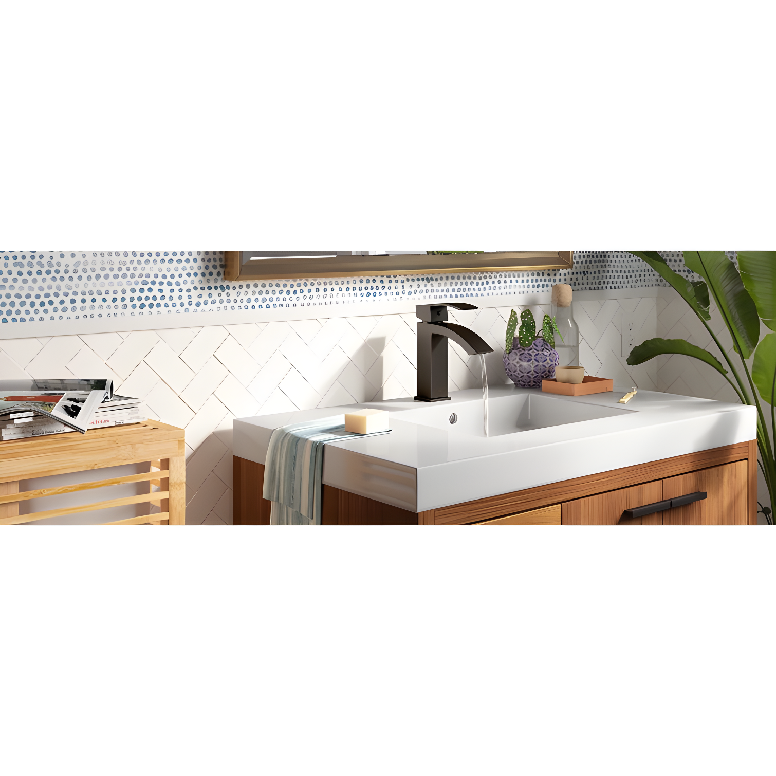Satro 7" H Single Handle Single Hole Bathroom Faucet