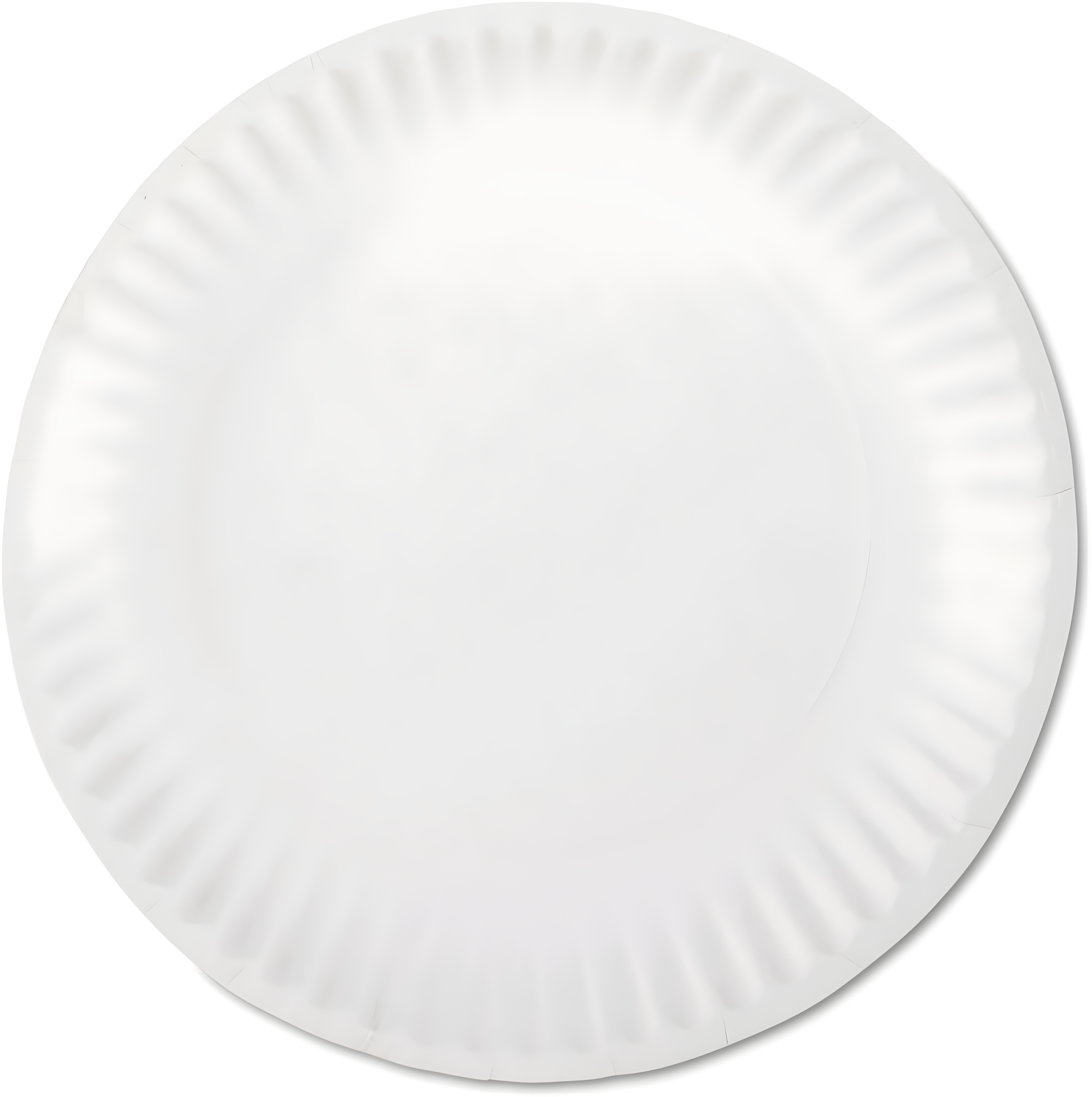 AJM Packaging Corporation White Paper Plates, 9" Diameter, 100 Count