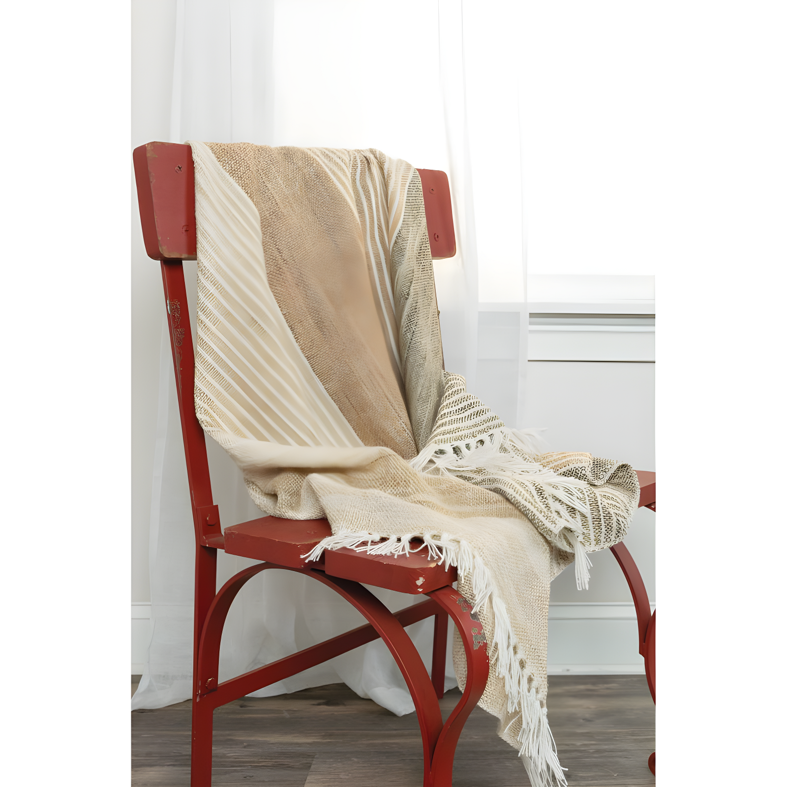 HomeRoots Brown Woven 100% Poly Pet Throw Blanket