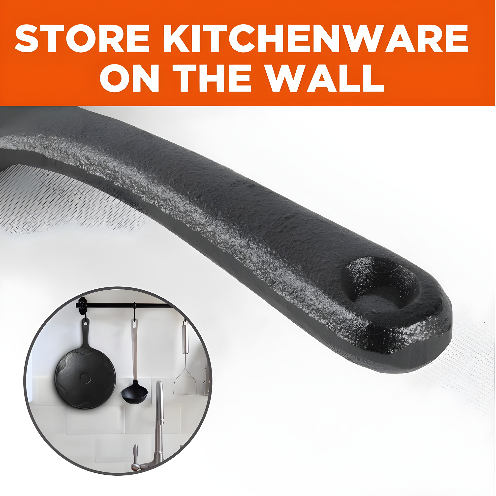 Commercial Chef Commercial CHEF Cast Iron Pancake Pan, Makes 7 Mini Silver Dollar Pancakes
