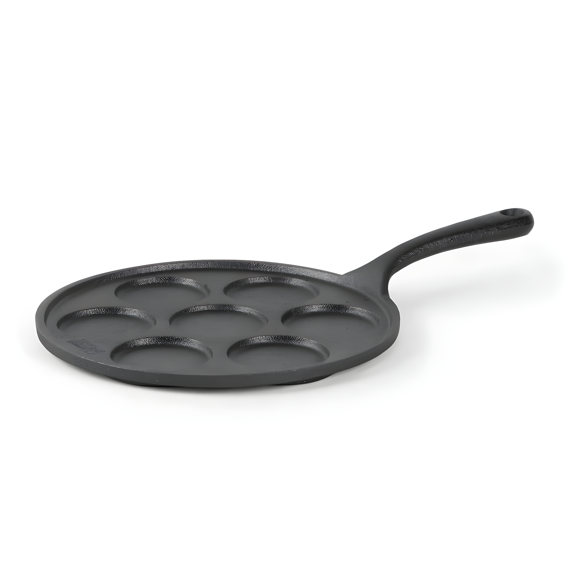Commercial Chef Commercial CHEF Cast Iron Pancake Pan, Makes 7 Mini Silver Dollar Pancakes