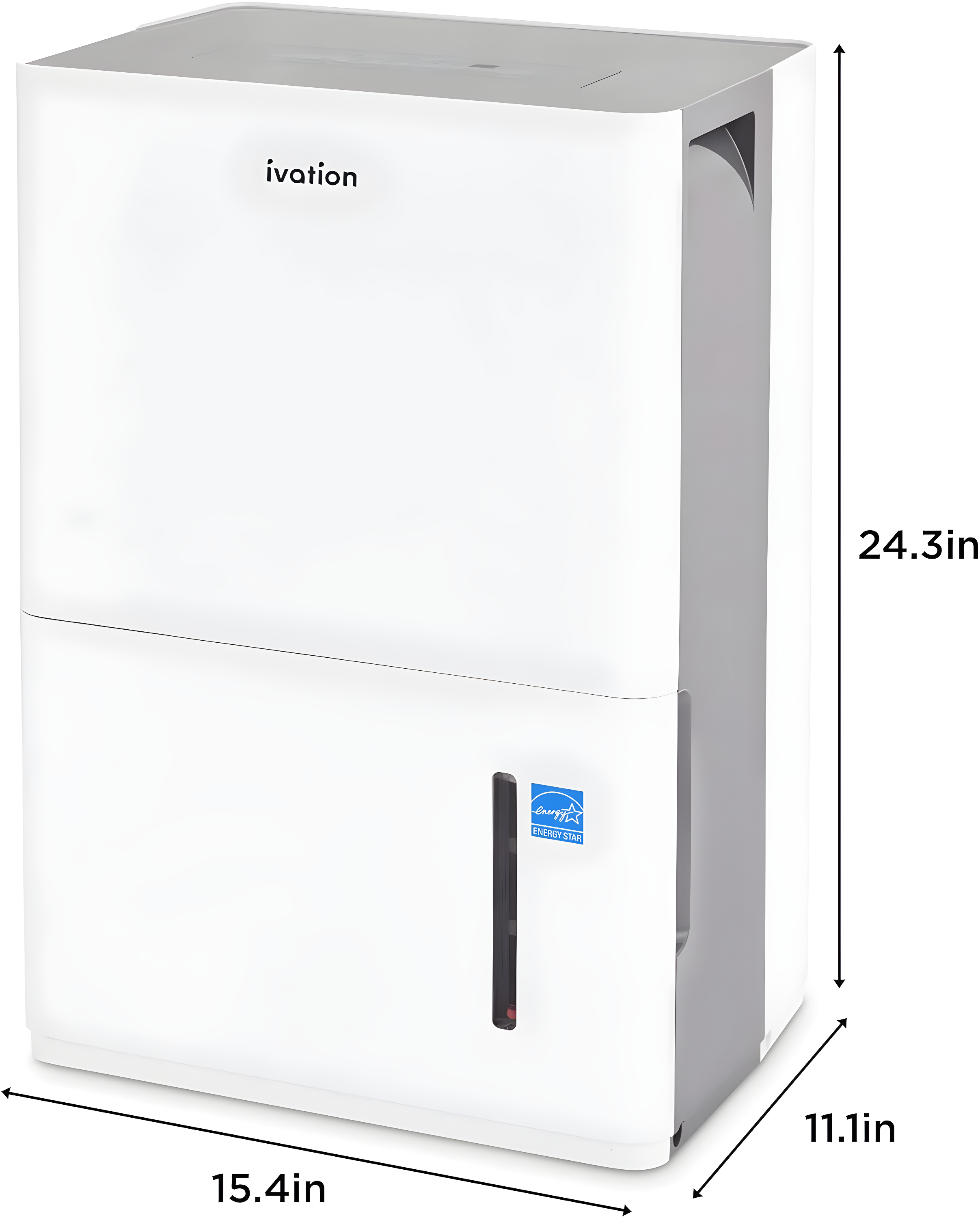 Ivation Ivation 50 Pints Tower Dehumidifier for Rooms up to 4500 Cubic Feet