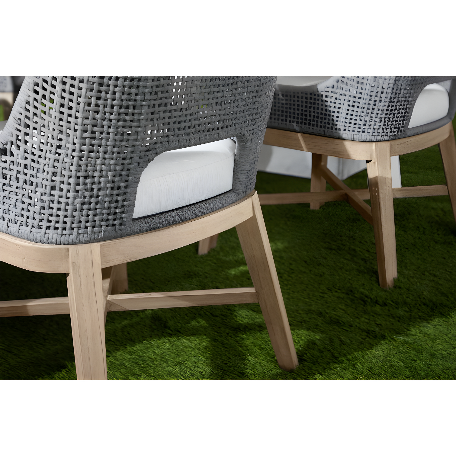 Kinnda Indoor / Outdoor Dining Chair (Set of 2) - Dark Gray