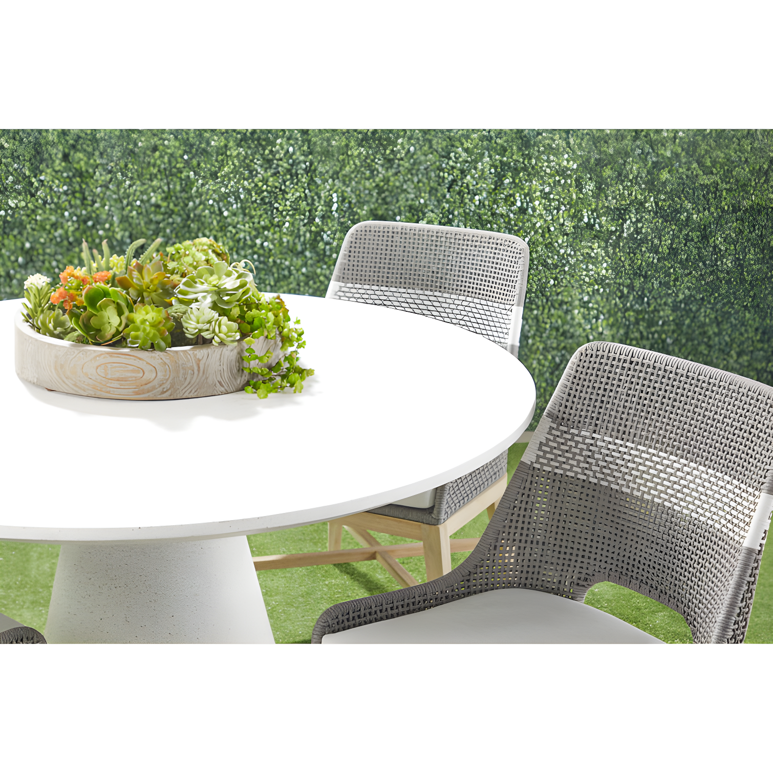 Kinnda Indoor / Outdoor Dining Chair (Set of 2) - Dark Gray