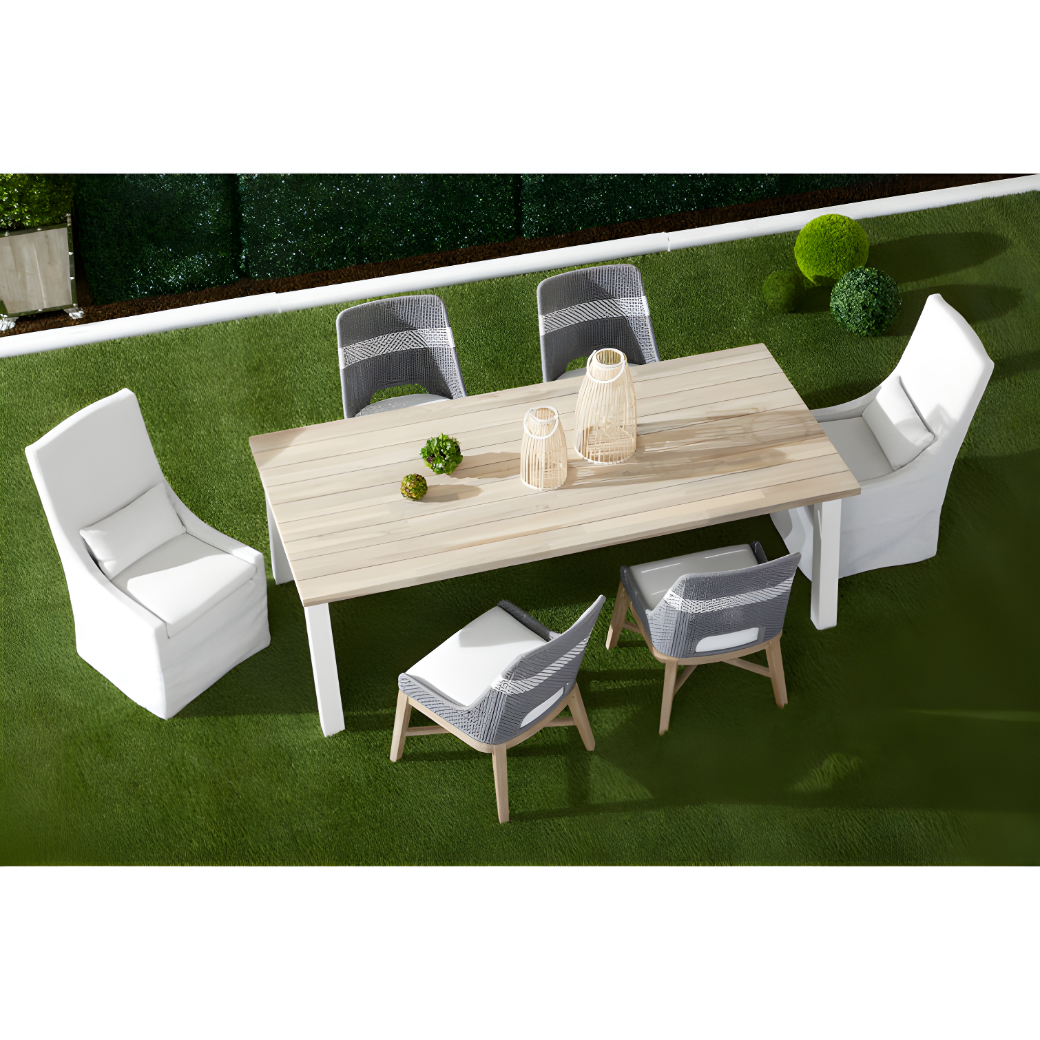 Kinnda Indoor / Outdoor Dining Chair (Set of 2) - Dark Gray