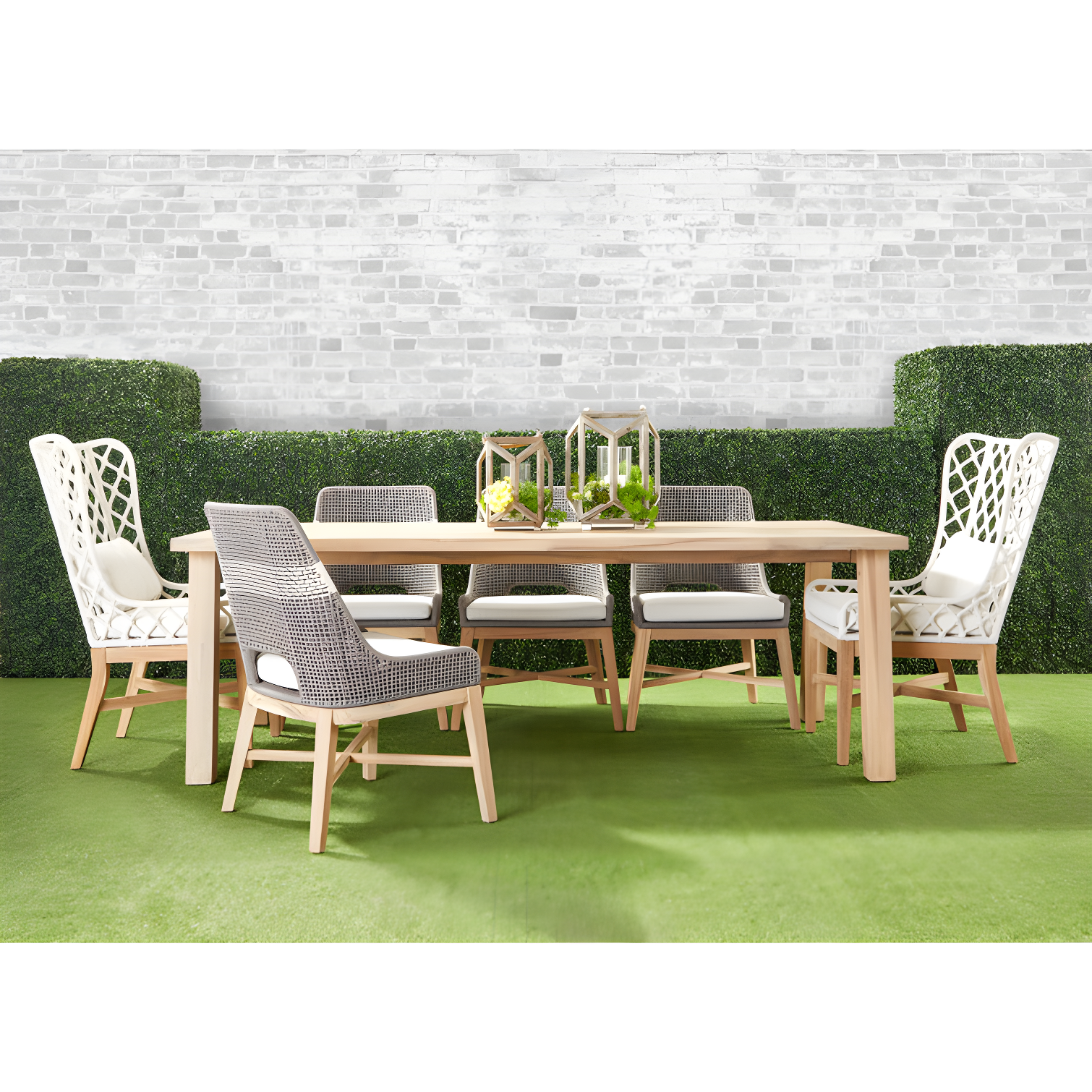 Kinnda Indoor / Outdoor Dining Chair (Set of 2) - Dark Gray