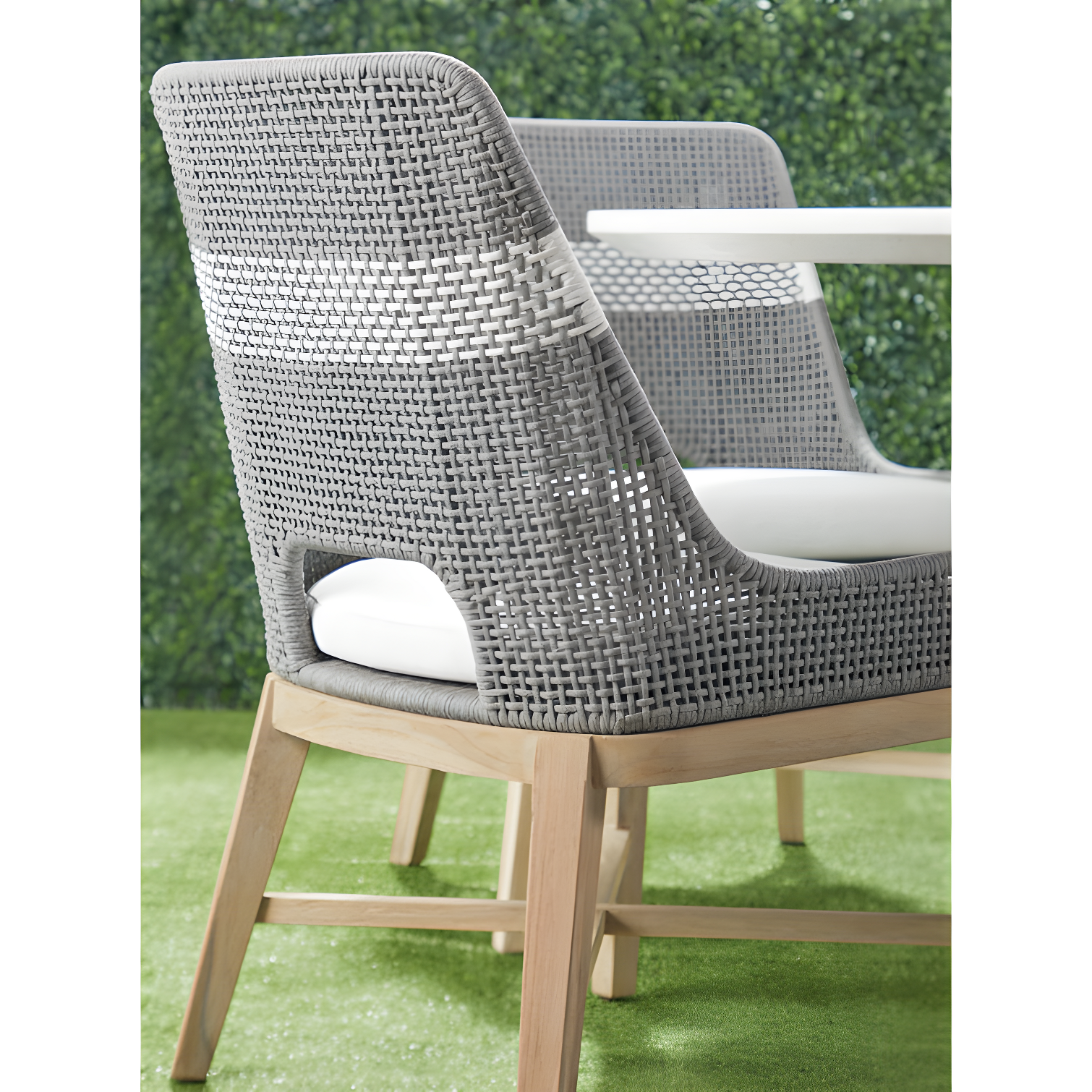 Kinnda Indoor / Outdoor Dining Chair (Set of 2) - Dark Gray
