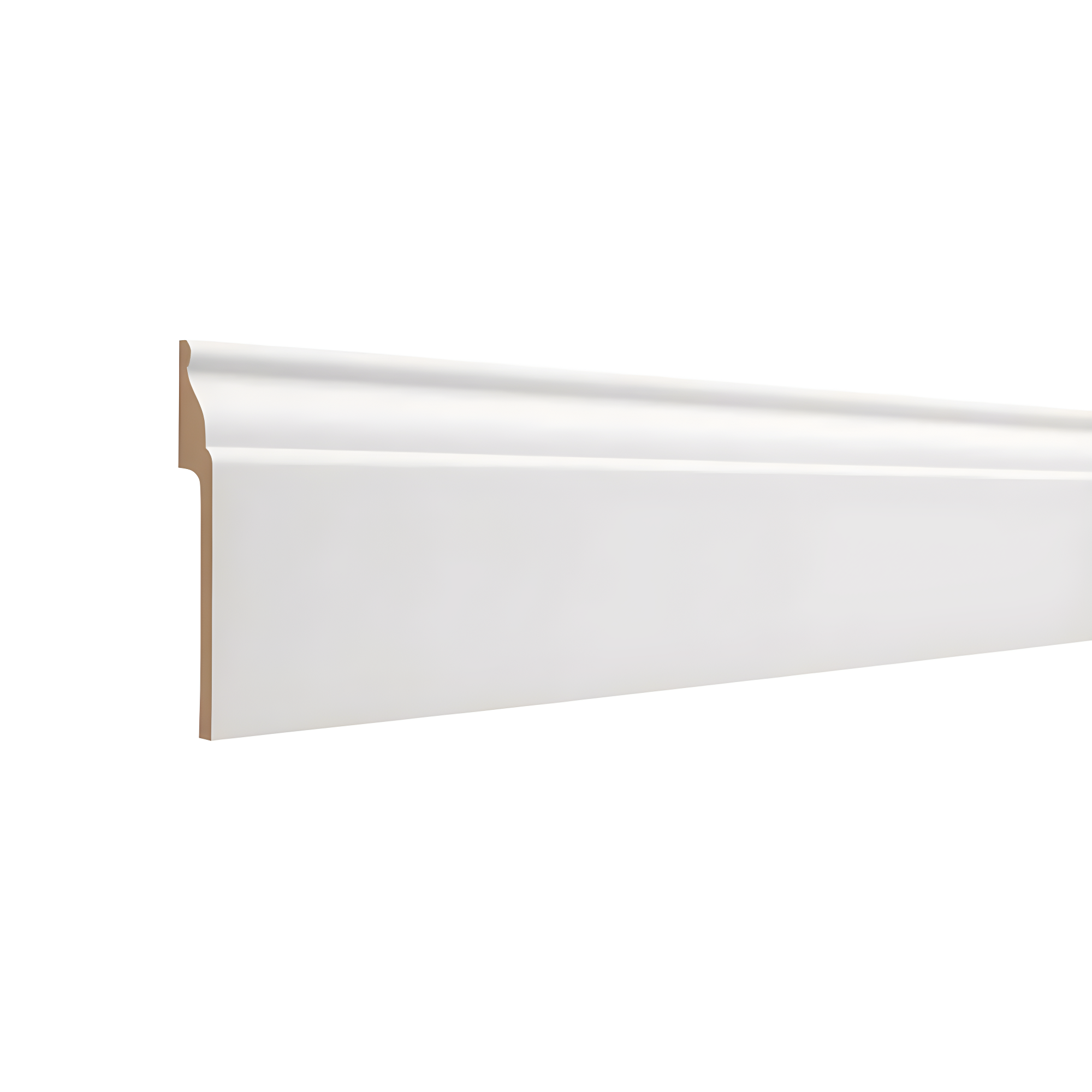 Engineered Wood 5.25'' W x 96'' L Wall Base in White