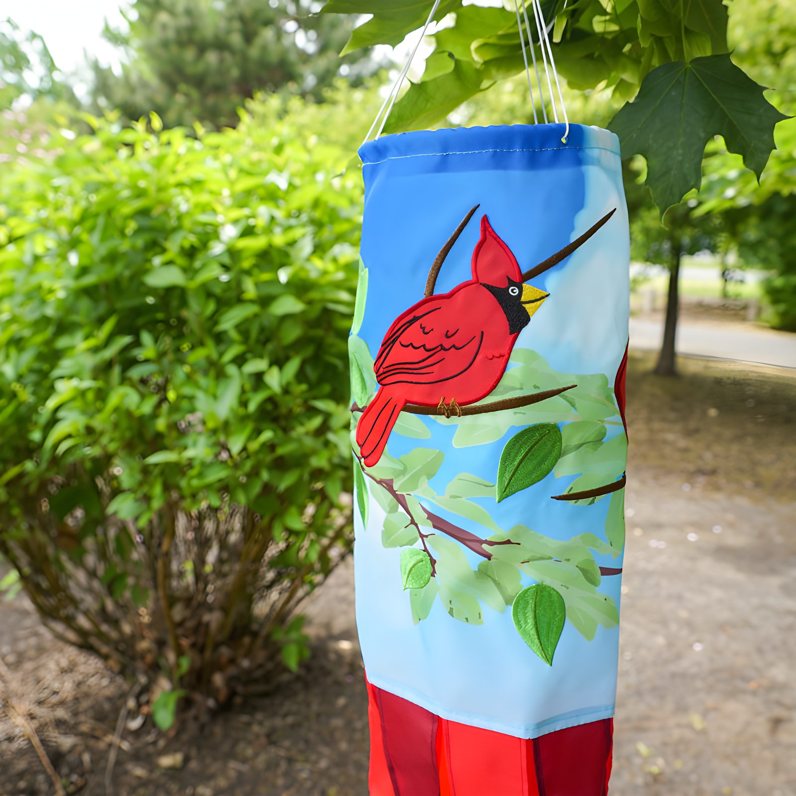 In The Breeze Double Sided 40'' H x 6'' W Polyester Wind Sock