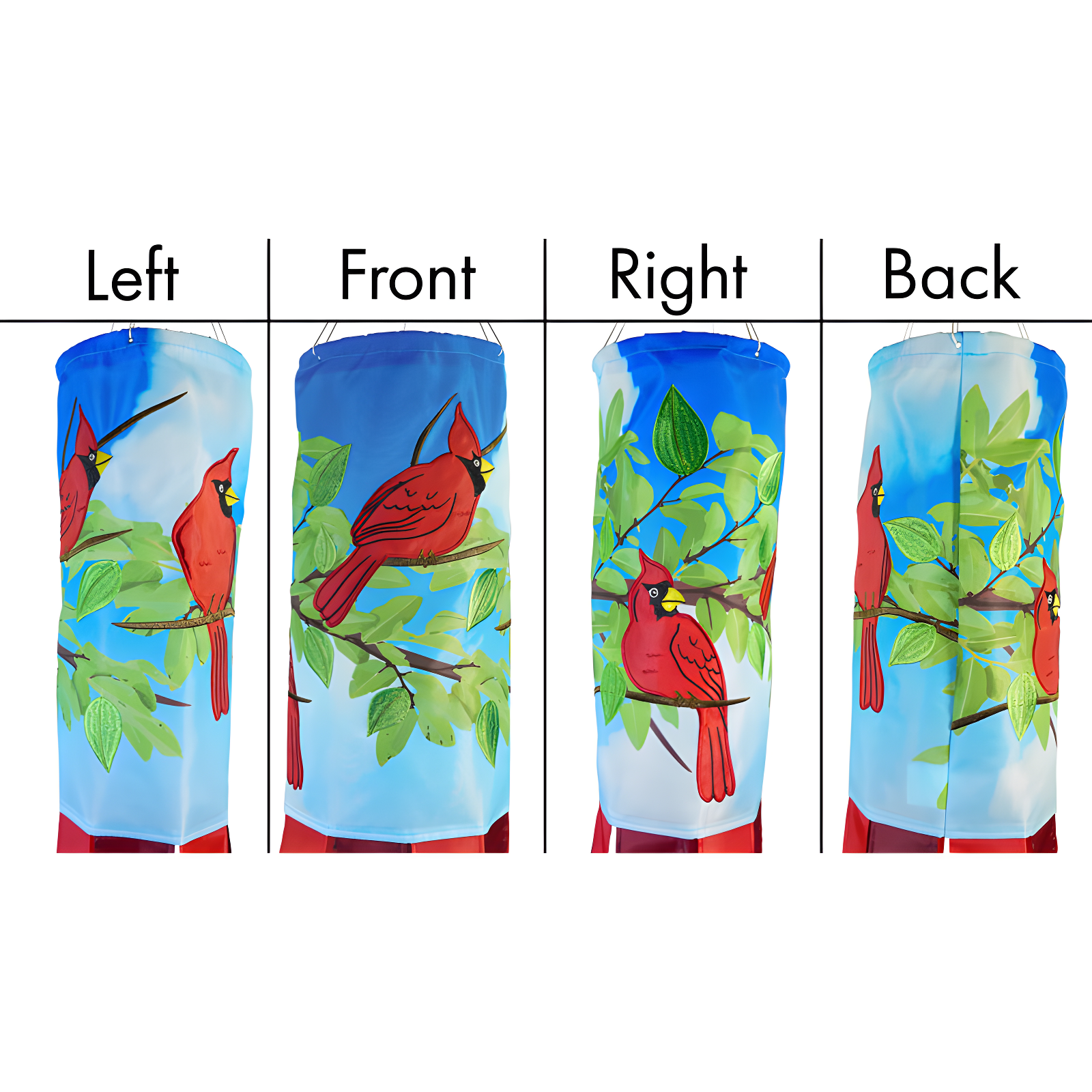 In The Breeze Double Sided 40'' H x 6'' W Polyester Wind Sock