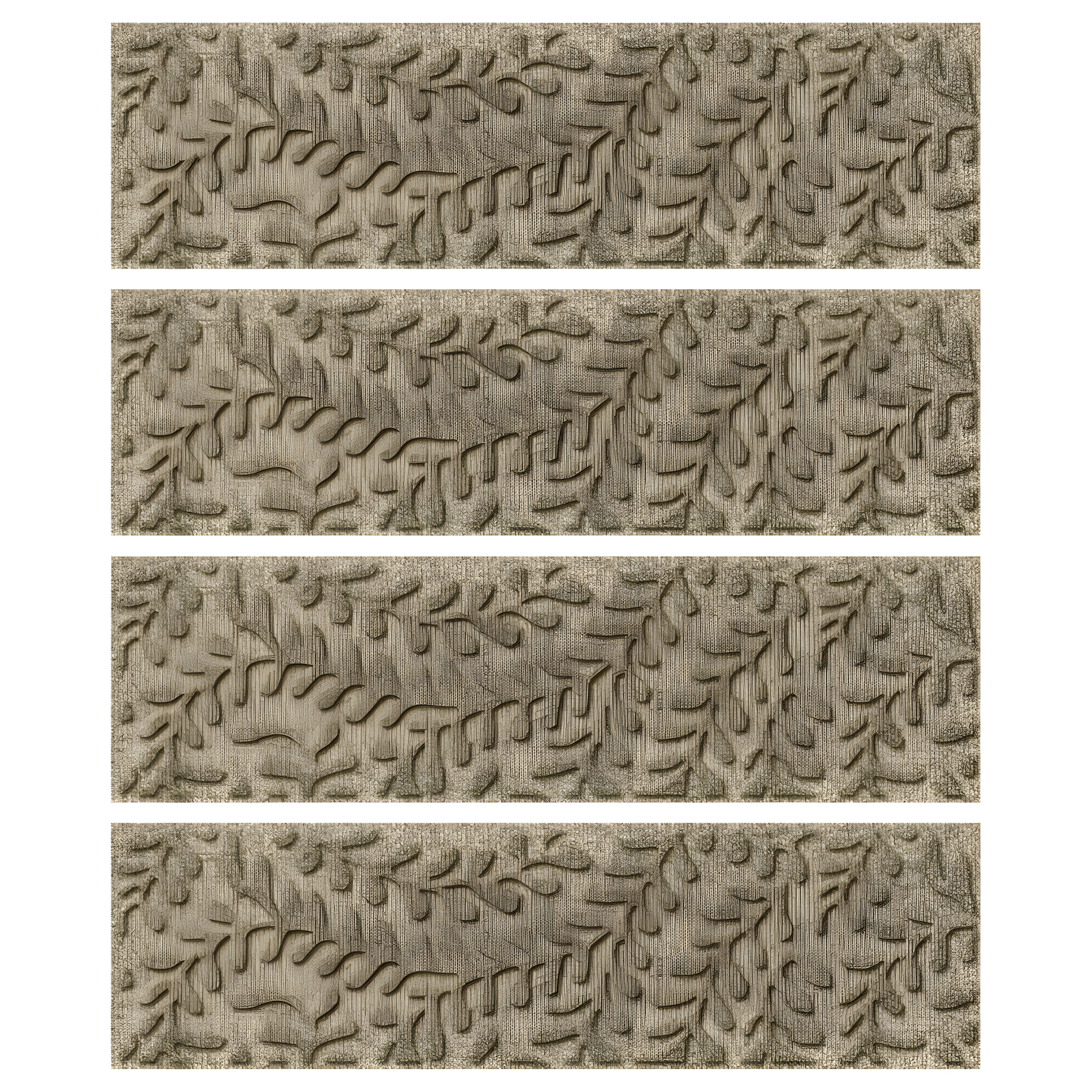 WaterHog Boxwood 8.5" x 30" Indoor Outdoor Stair Treads