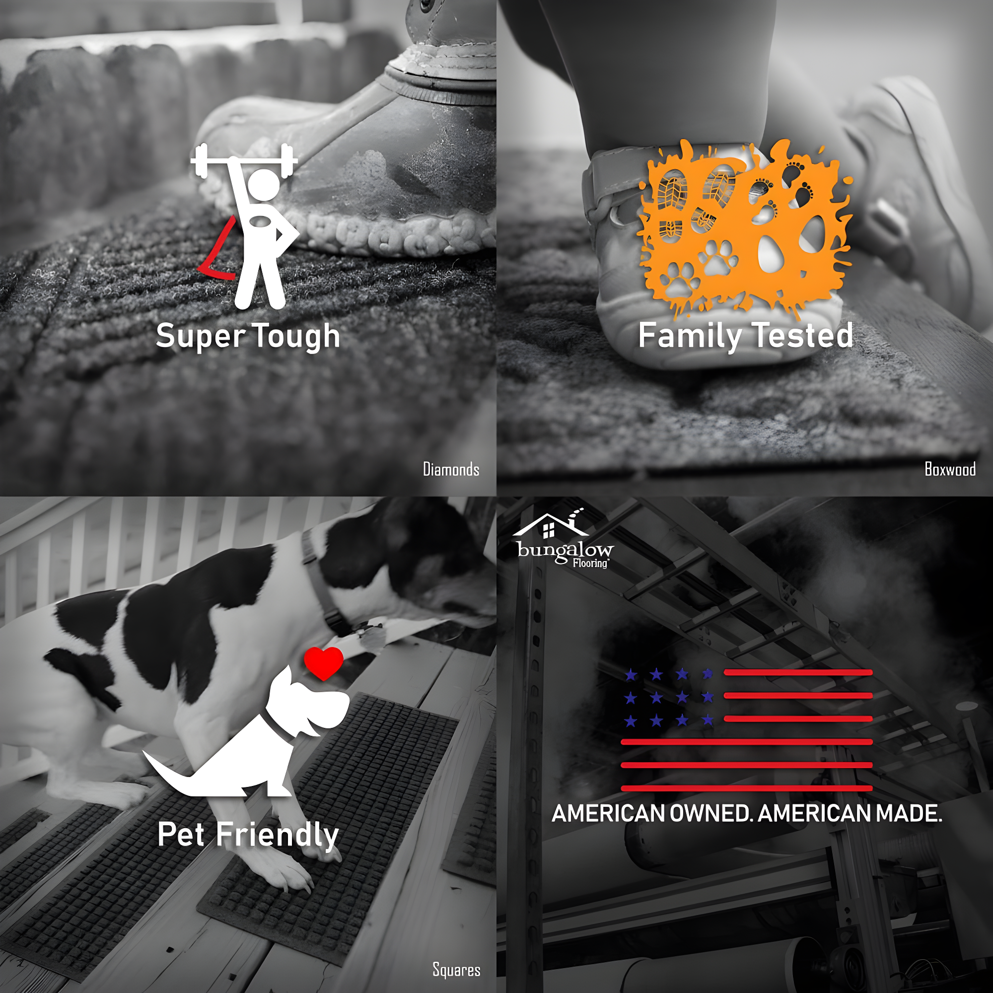 WaterHog Boxwood 8.5" x 30" Indoor Outdoor Stair Treads