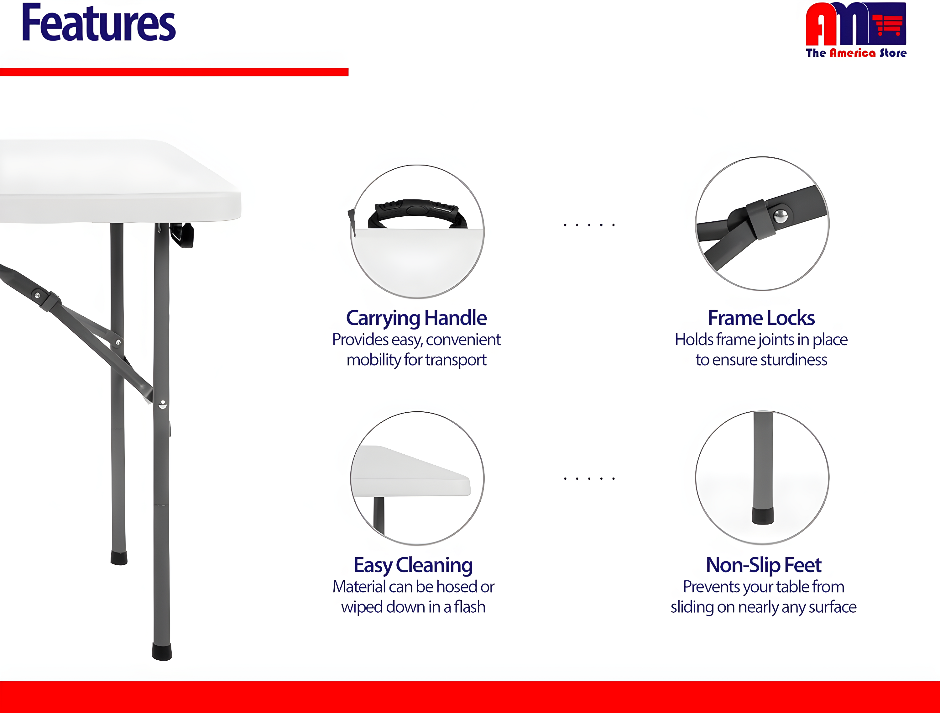 Best Choice Products Plastic Folding Table, Indoor Outdoor Heavy Duty Portable w/ Handle, Lock for Picnic