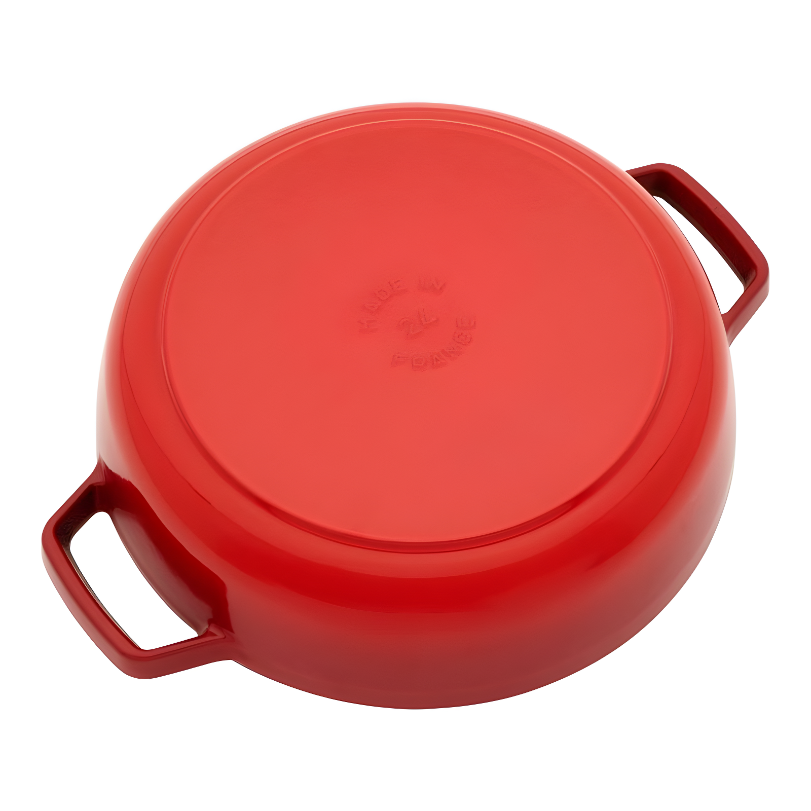 Staub ® 2.5-Qt. Cherry Cast Iron Saute Pan with Dragon Lid