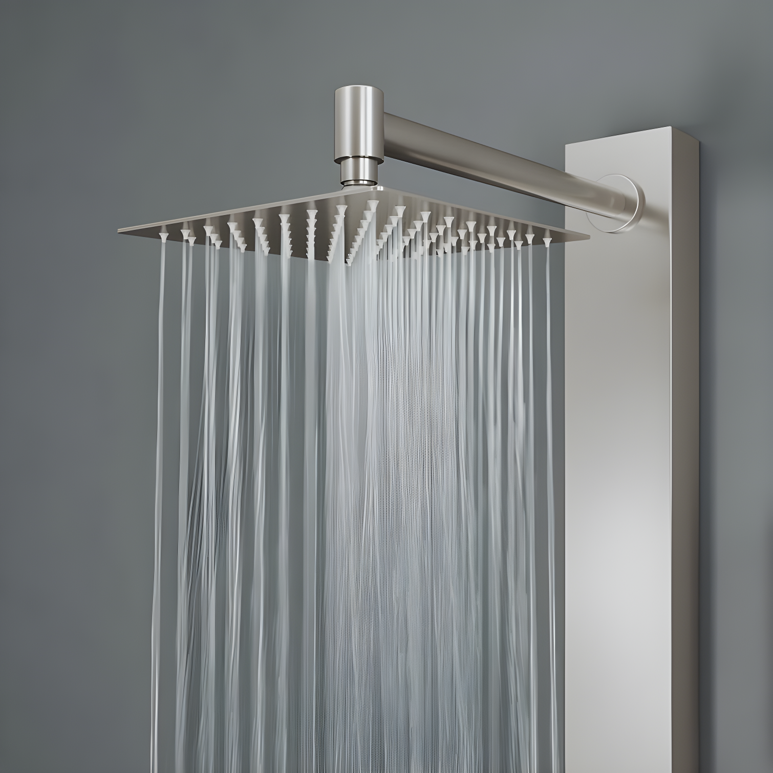 Orchid 39" H X 4" W 2-Jet Shower System with Hand Wand - Requires existing shower head connection