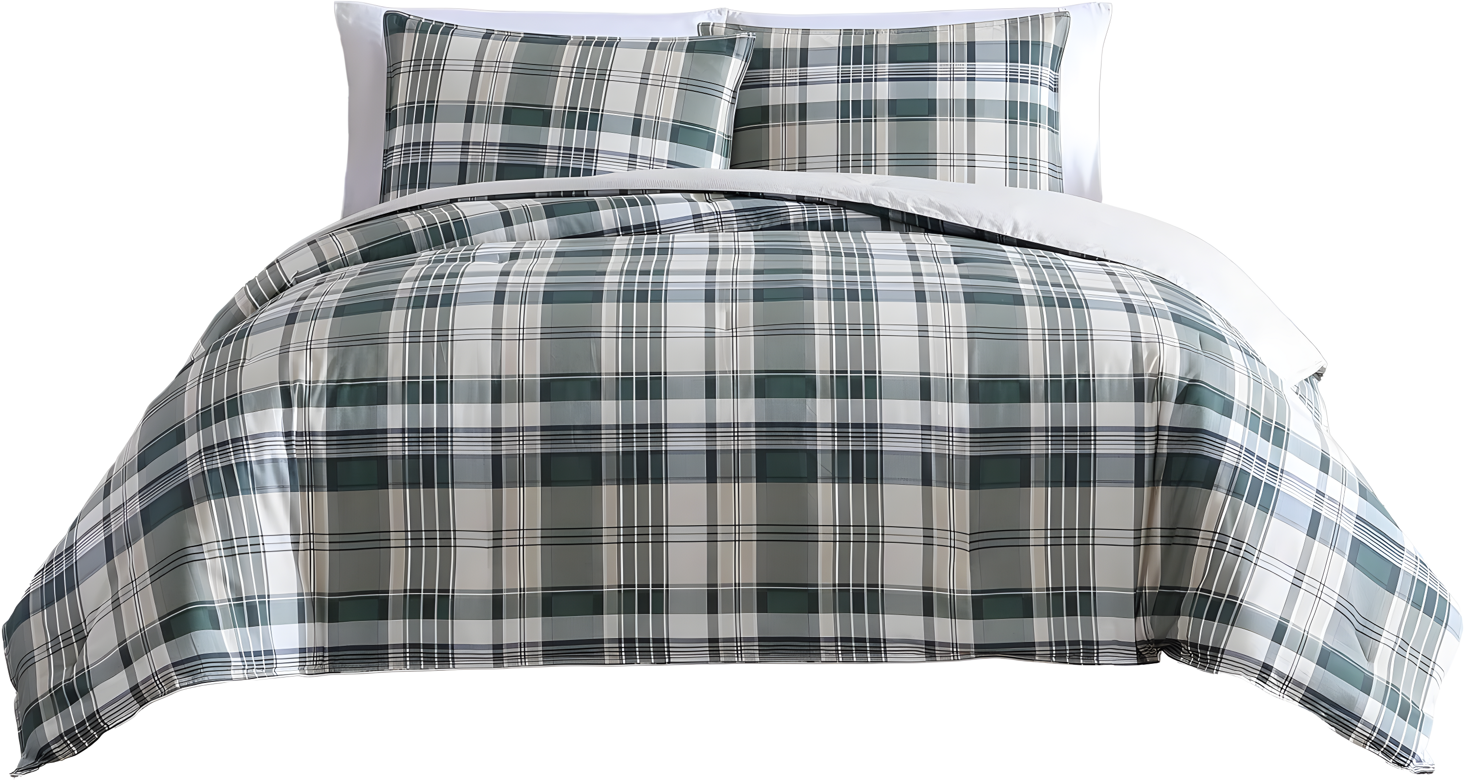 Eddie Bauer Eddie Bauer Timbers Green Cotton Reversible Bedding Set