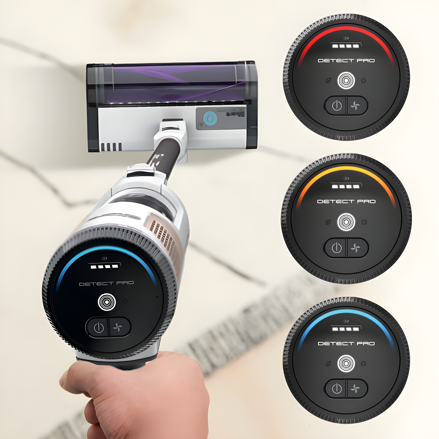 Shark IW1111 Shark Detect Pro Lightweight Cordless Vacuum Cleaner with HEPA Filter, Portable Handheld Attachment, Crevice Tool, Rechargeable Multi-Surface Stick Vacuum for Household Pet Hair, Dark Grey