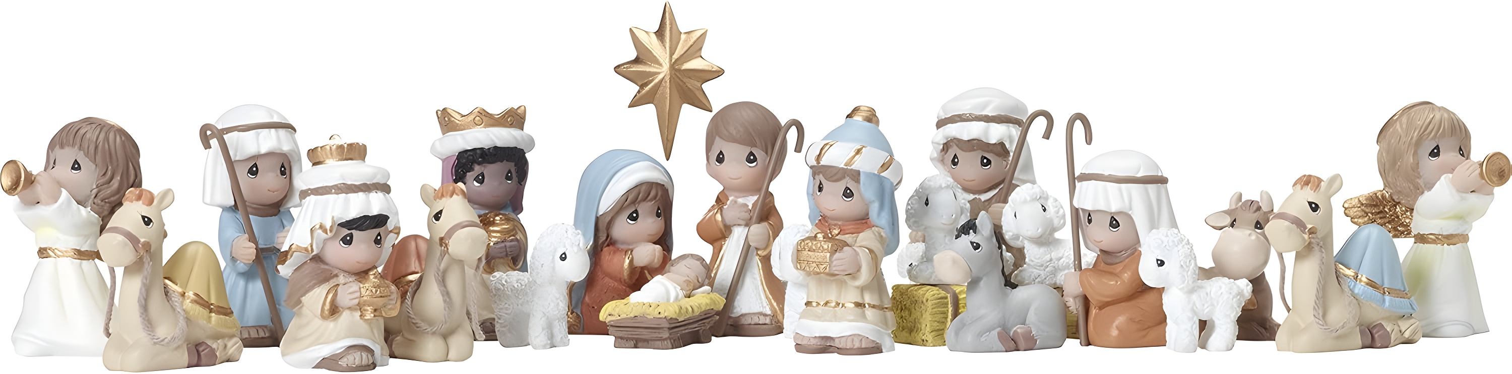 Precious Moments 26 Piece Nativity Advent Calendar Set