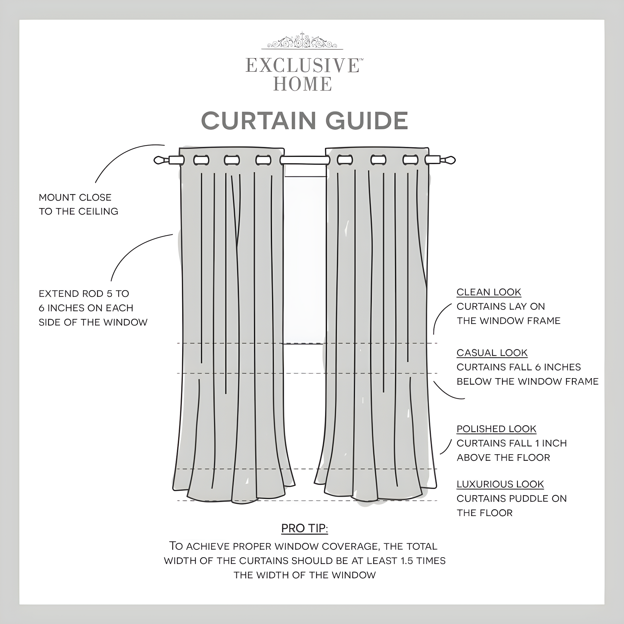 Milagros Polyester Blackout Curtain Pair (Set of 2)