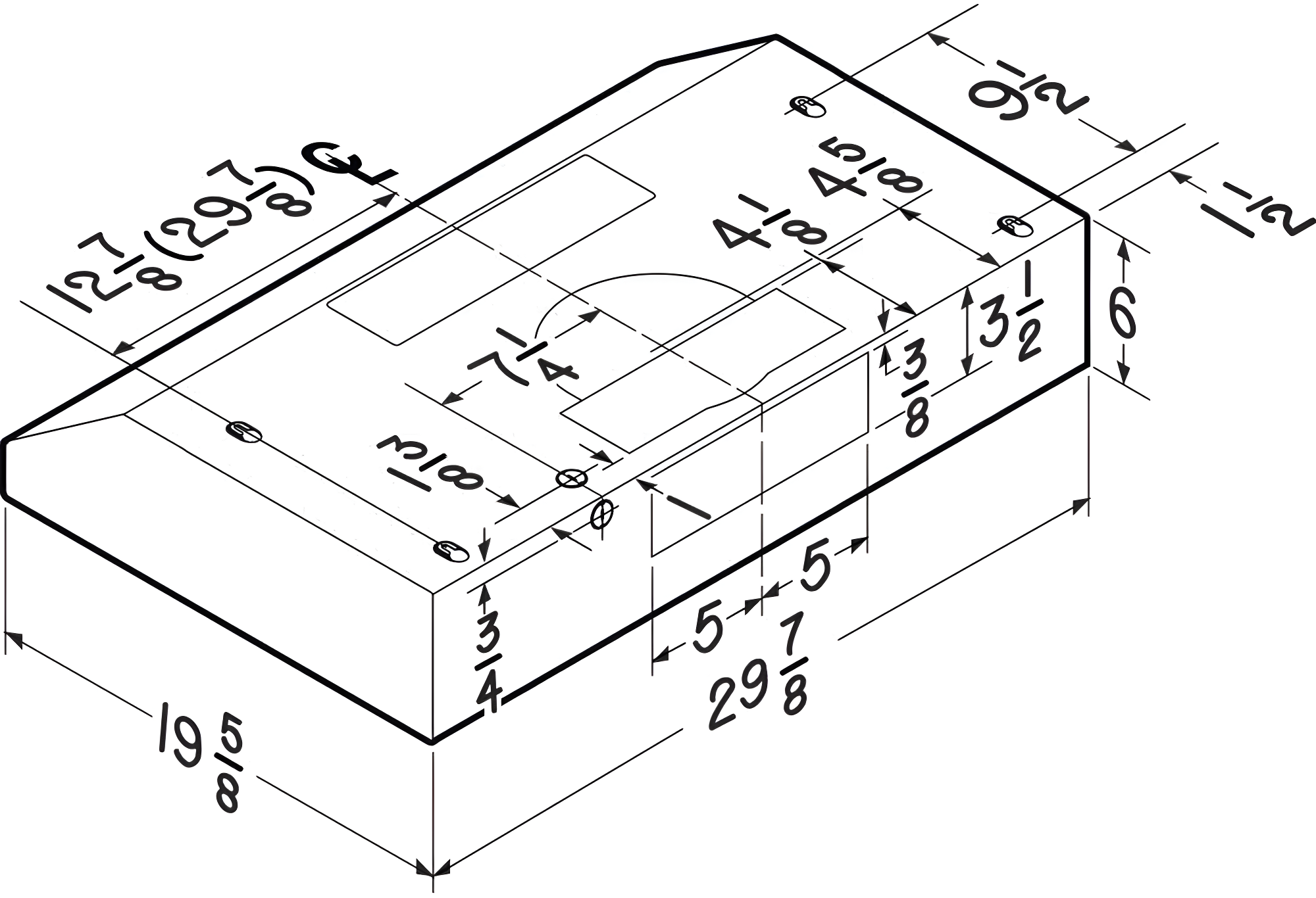 Broan NuTone 30" Stainless Steel 375 CFM Convertible Under Cabinet Range Hood