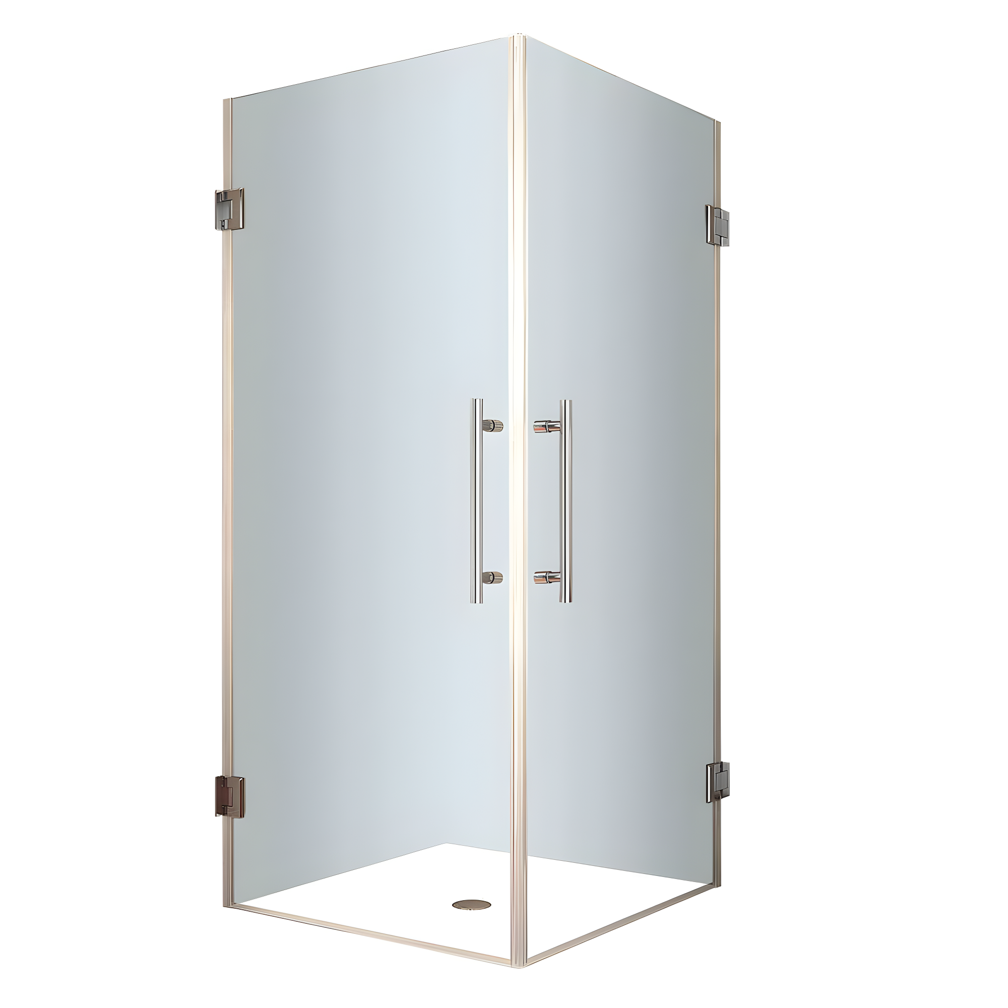 Aston Sen989-30-10 Vanora 30" Wide X 30" Deep X 72" High Frameless Hinged Shower Enclosure