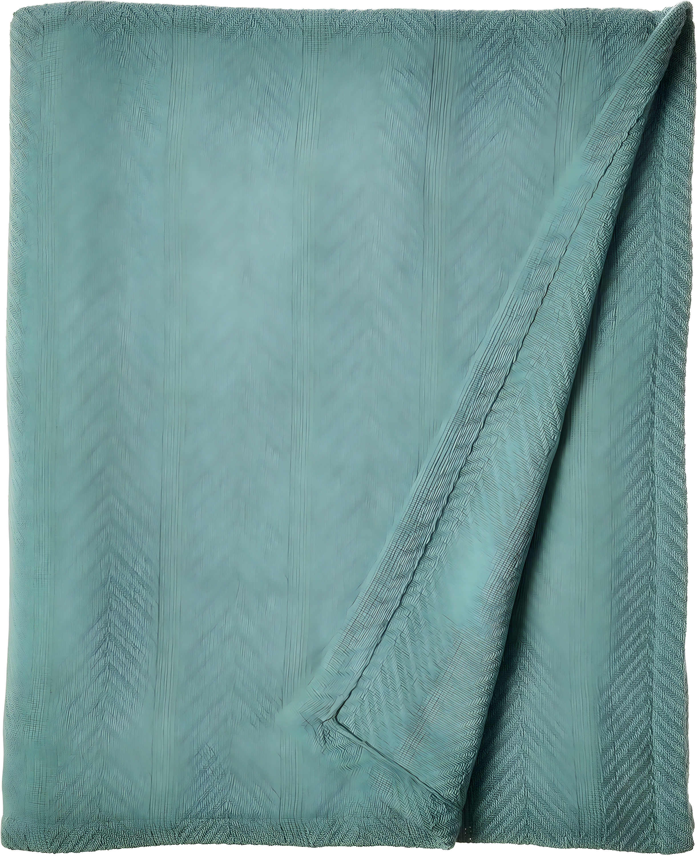 Eddie Bauer Herringbone Cotton Reversible Blanket