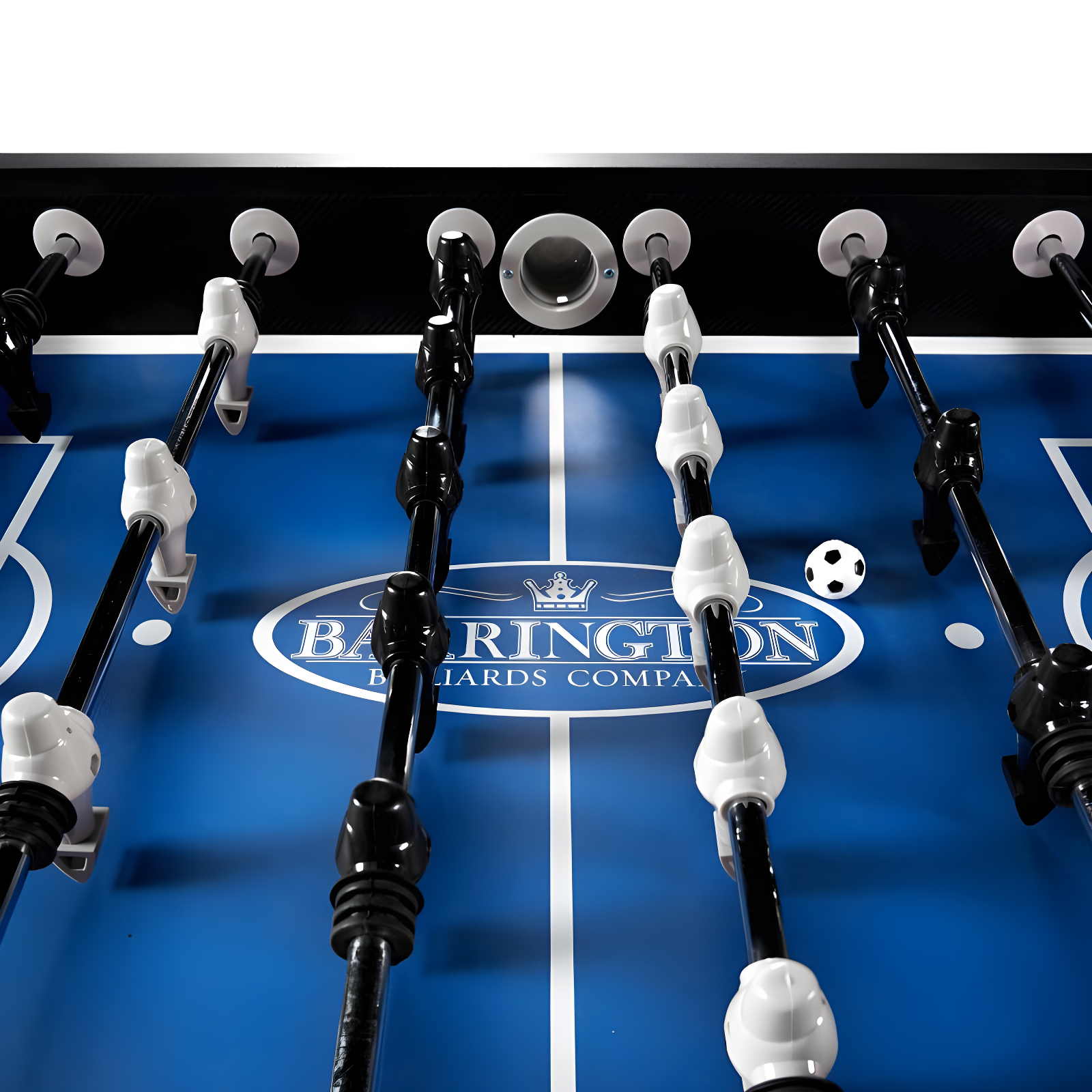 Barrington Billiards Company Barrington Billiards 58” Irvine Foosball Table, with Tabletop Sports Soccer Balls