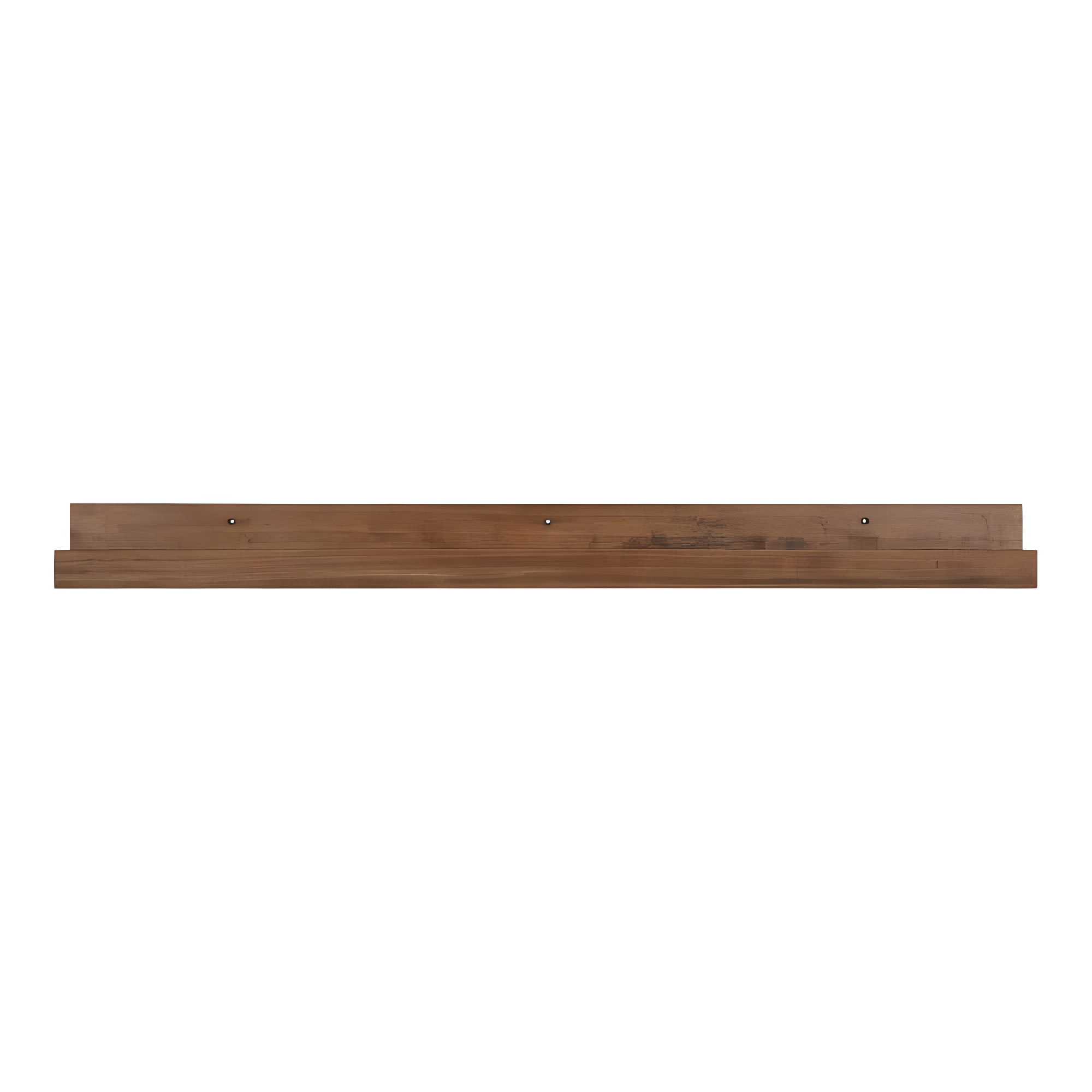 42" Levie Wooden Picture Ledge Wall Shelf Rustic Brown - Kate & Laurel All Things Decor: Modern Display, No Assembly Required