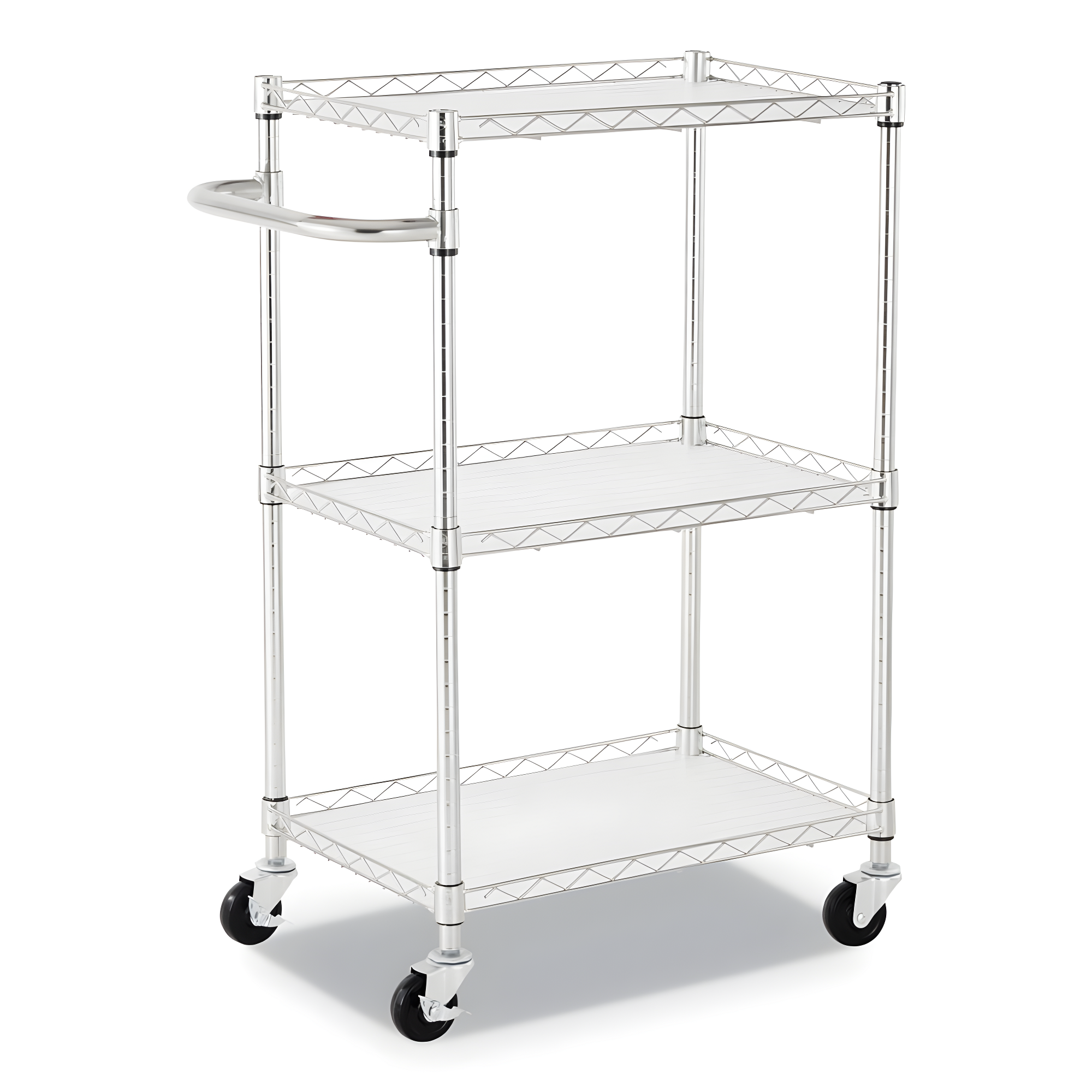 Alera® 39'' H x 24'' W Utility Cart with Wheels