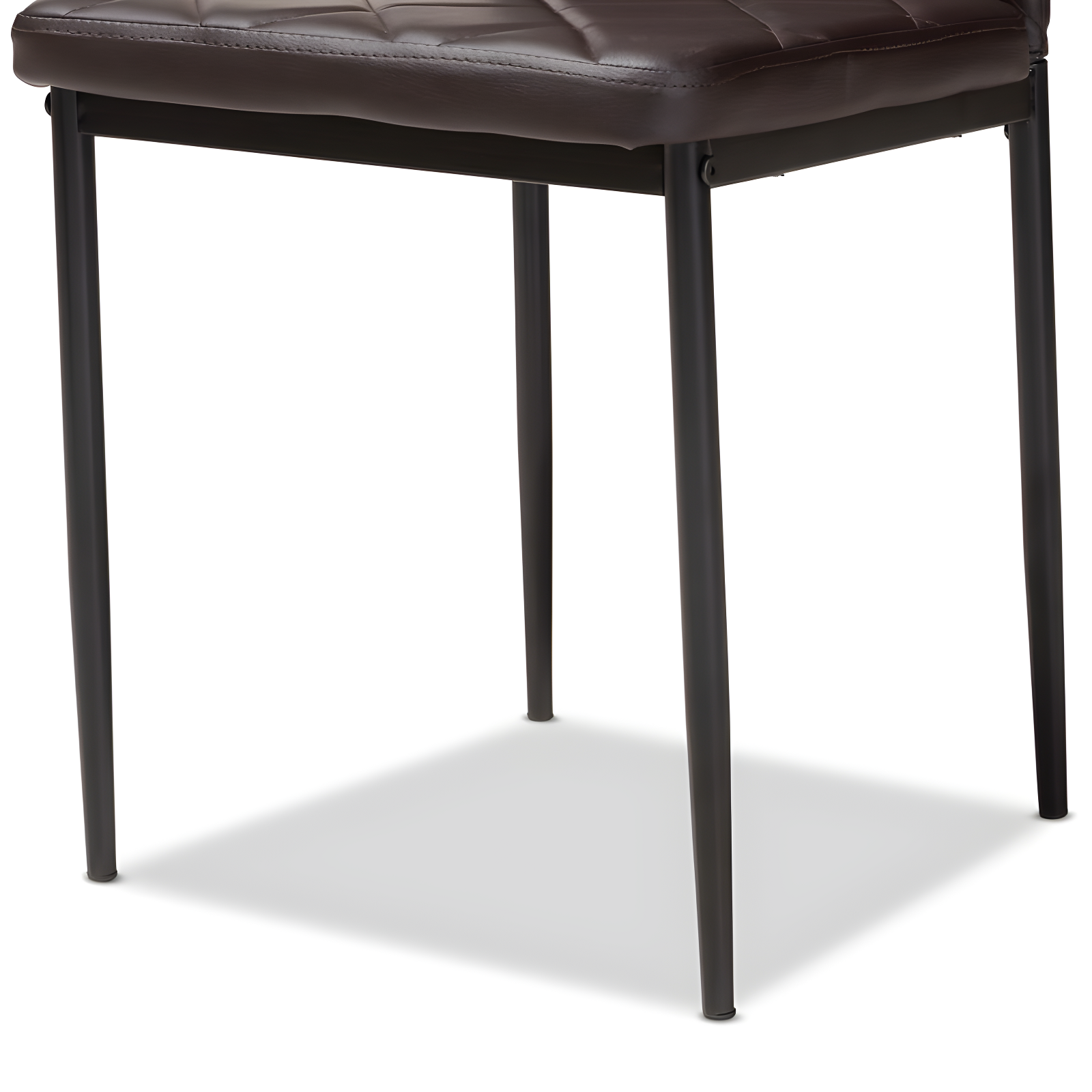 Dalisa 18.11'' H Tufted Faux Leather Upholstered Parsons Chair