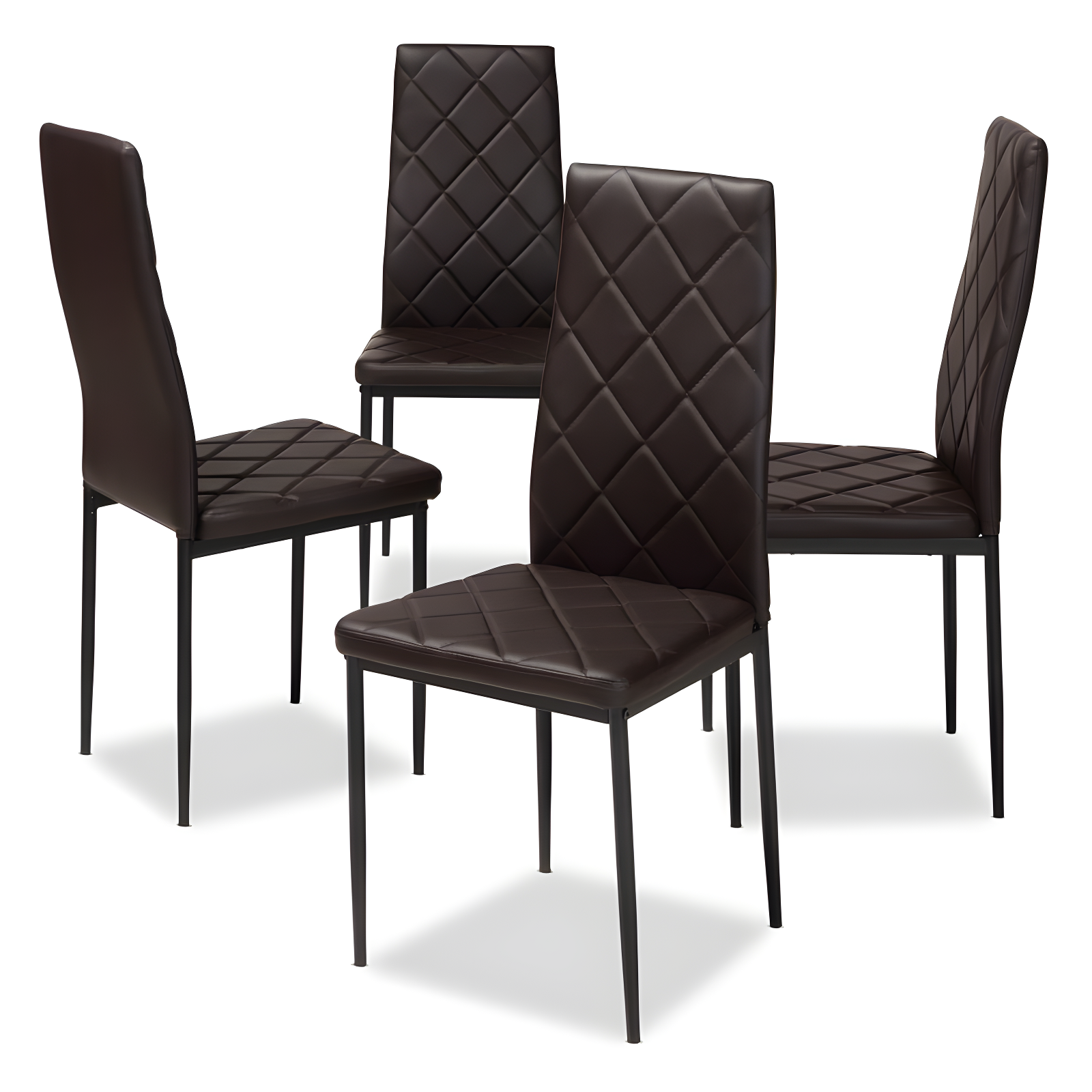 Dalisa 18.11'' H Tufted Faux Leather Upholstered Parsons Chair