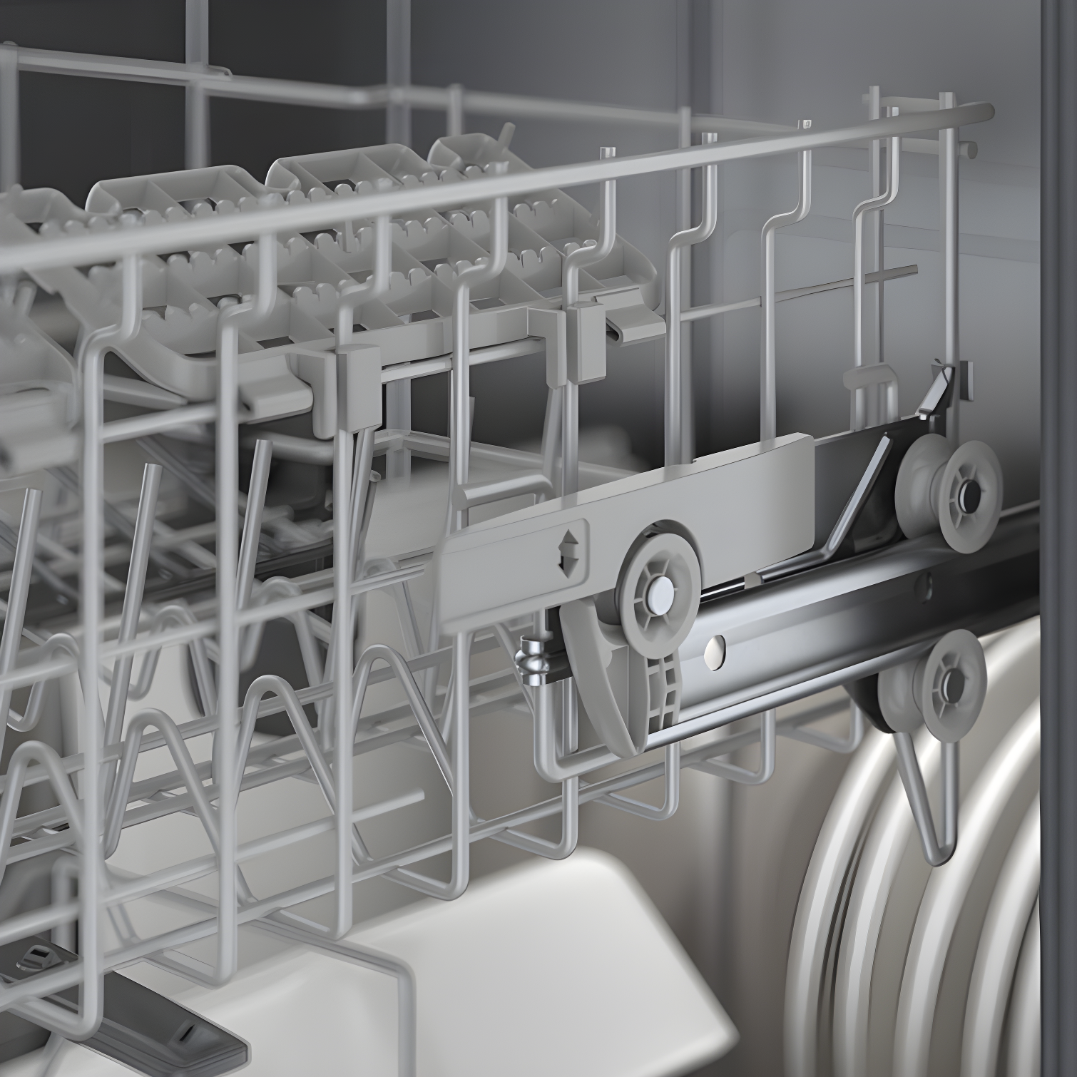 500 Series 24" Stainess Steel Top Control Built-In Dishwasher with Stainless Steel Tub and Flexible 3Rd Rack