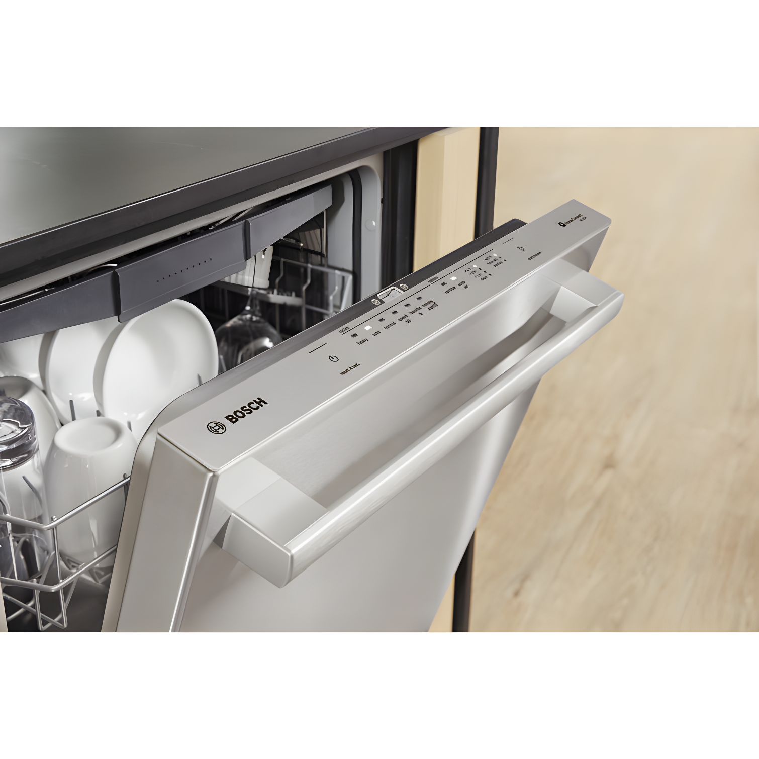 500 Series 24" Stainess Steel Top Control Built-In Dishwasher with Stainless Steel Tub and Flexible 3Rd Rack