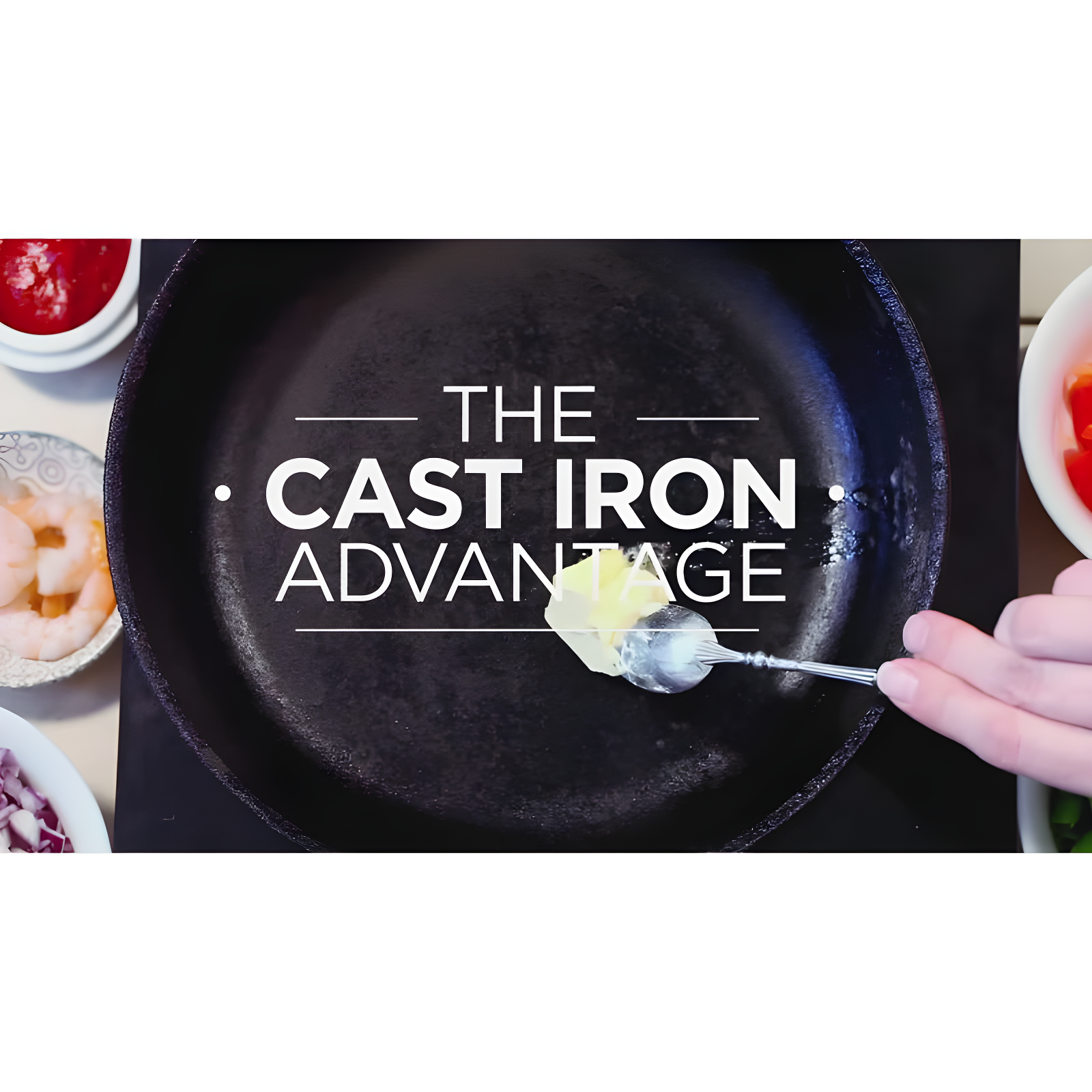 Commercial Chef Commercial CHEF Cast Iron Pancake Pan, Makes 7 Mini Silver Dollar Pancakes