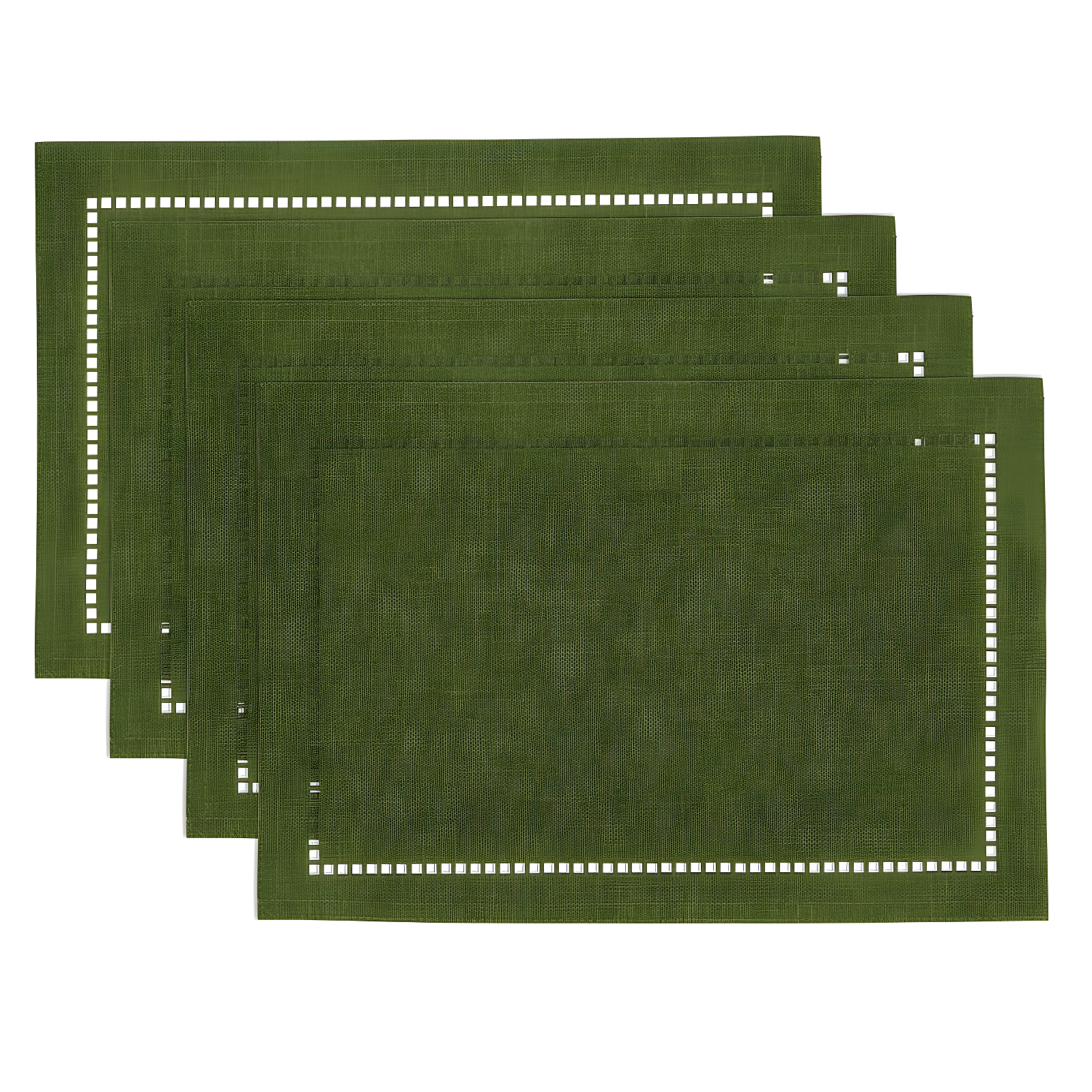 Gracie Oaks Neith Polyester No Pattern Rectangle Placemat (Set of 4)