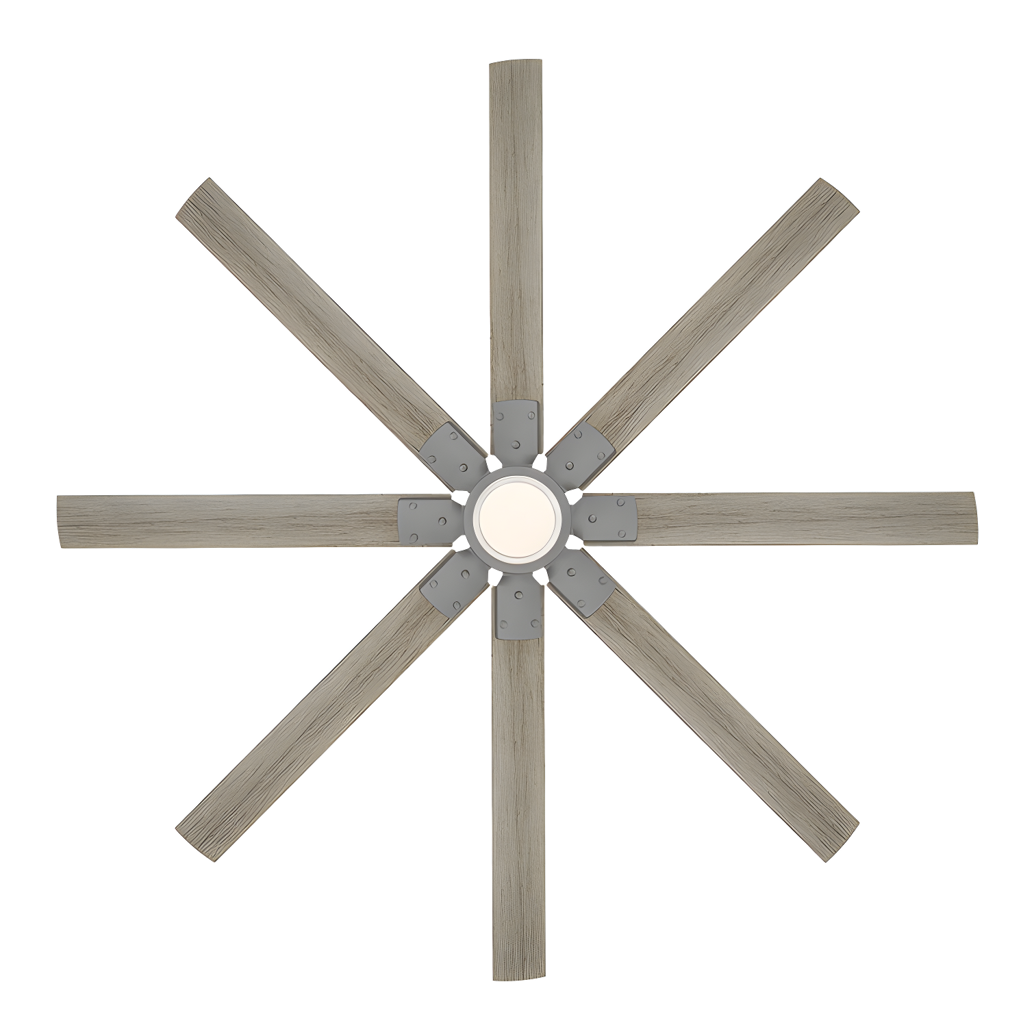 Renegade 8 - Blade Outdoor / Indoor Smart Ceiling Fan with Remote Control and LED Light Kit Included