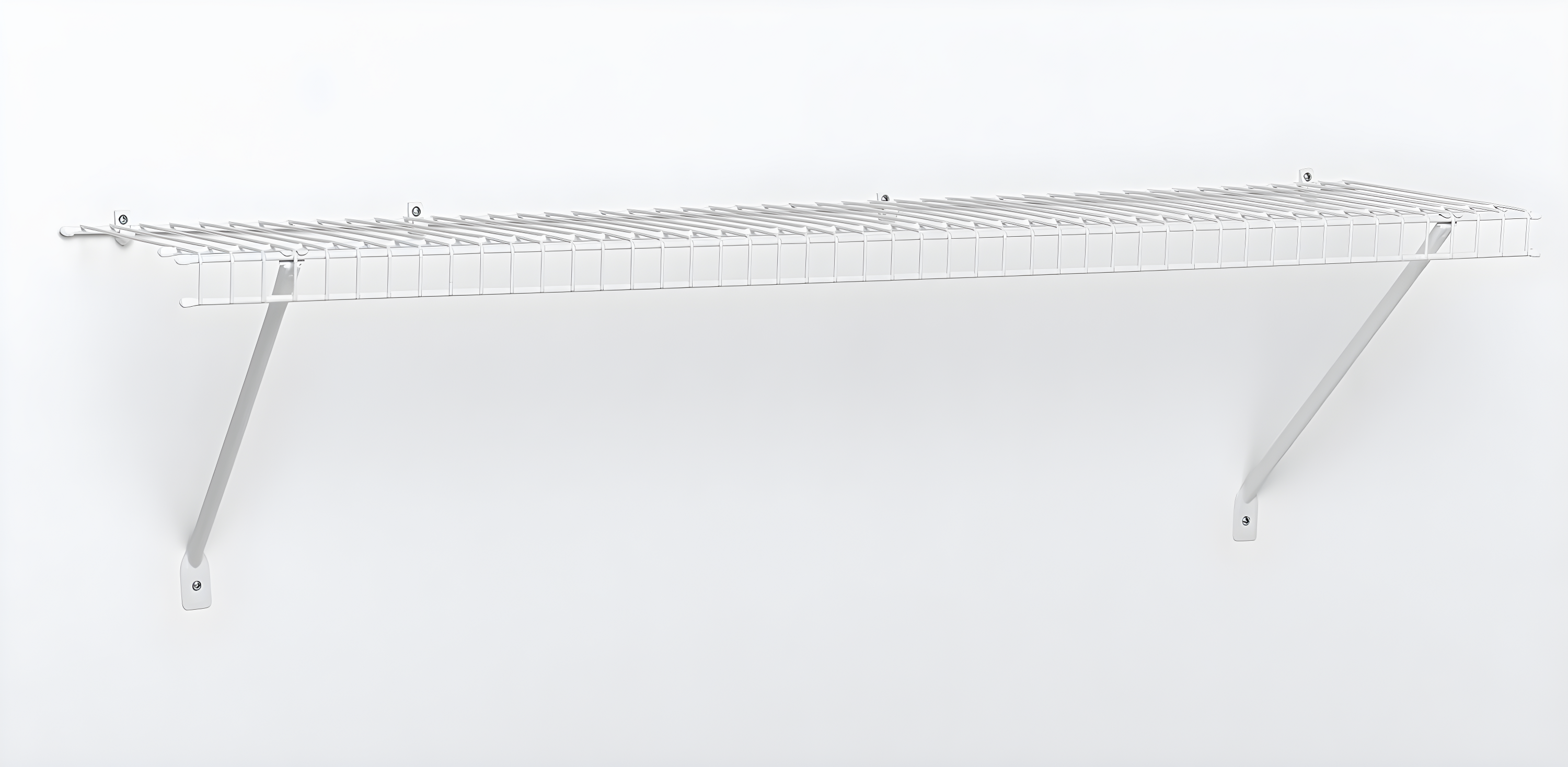 ClosetMaid (#104100) Wire Shelf Kit, White 4' x 12" (Pack of 4)