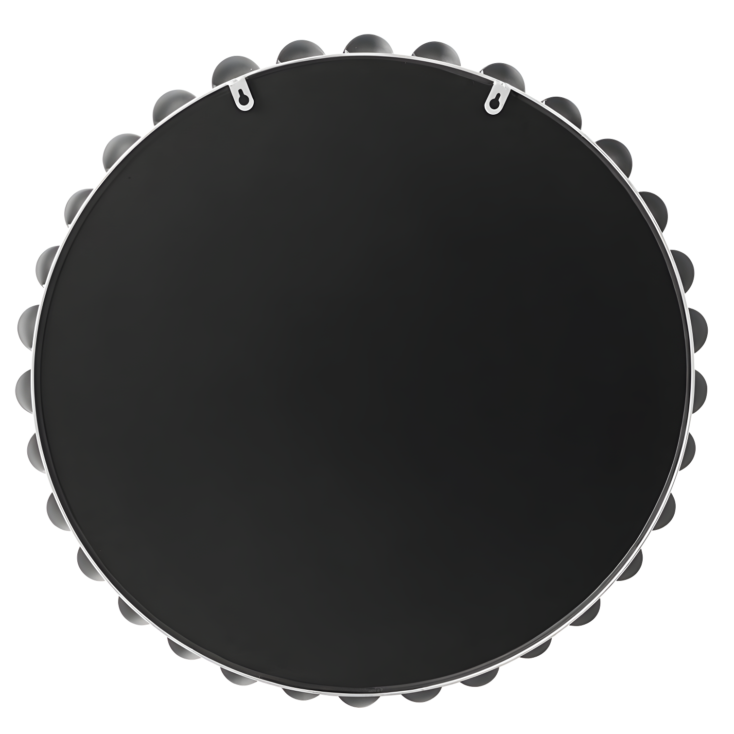 Marlowe Beaded Round Metal Wall Mirror