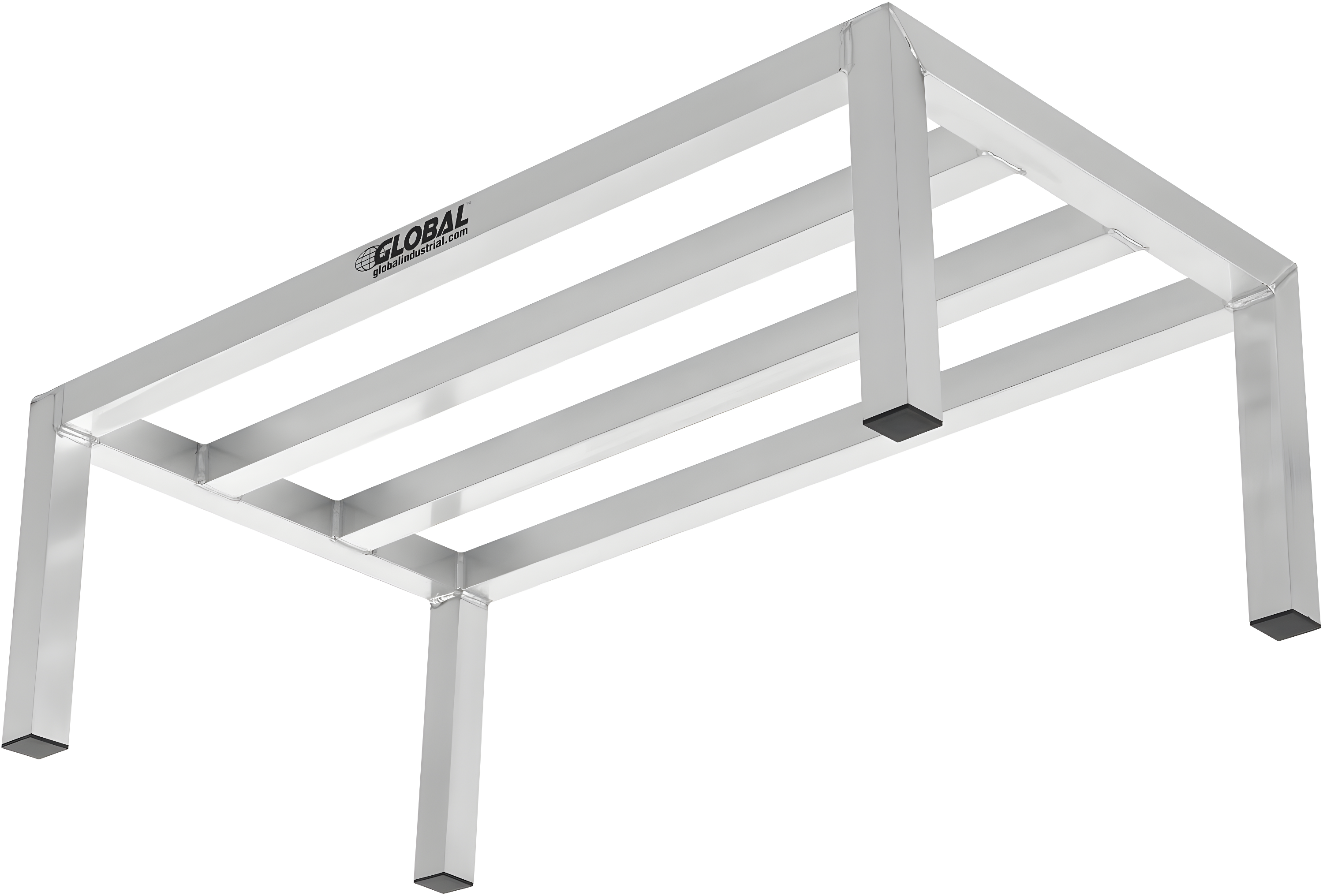 Industrial Aluminum Rectangular Dunnage Rack for Kitchen and Garage