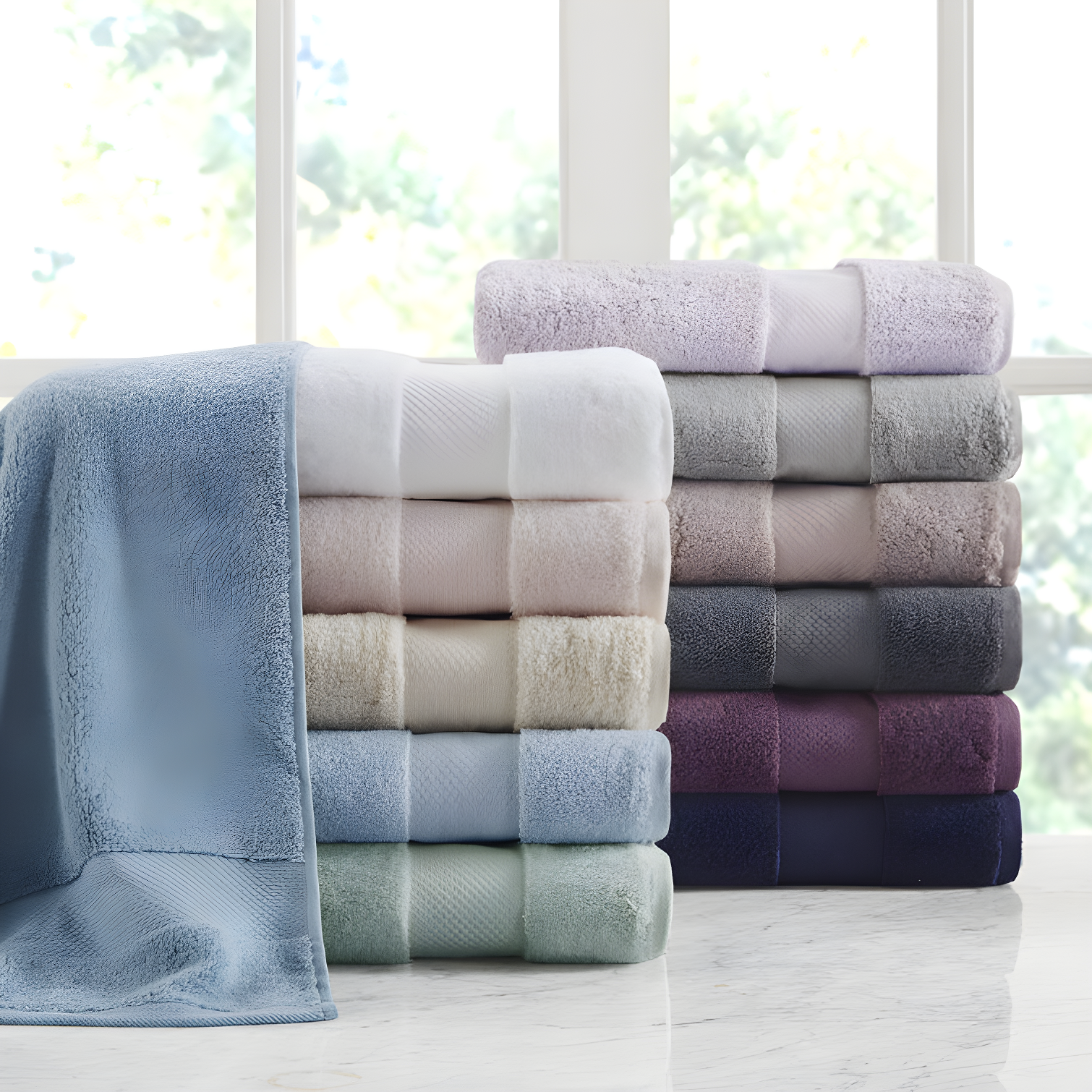 Turkish 100% Cotton Oversized Towel Set