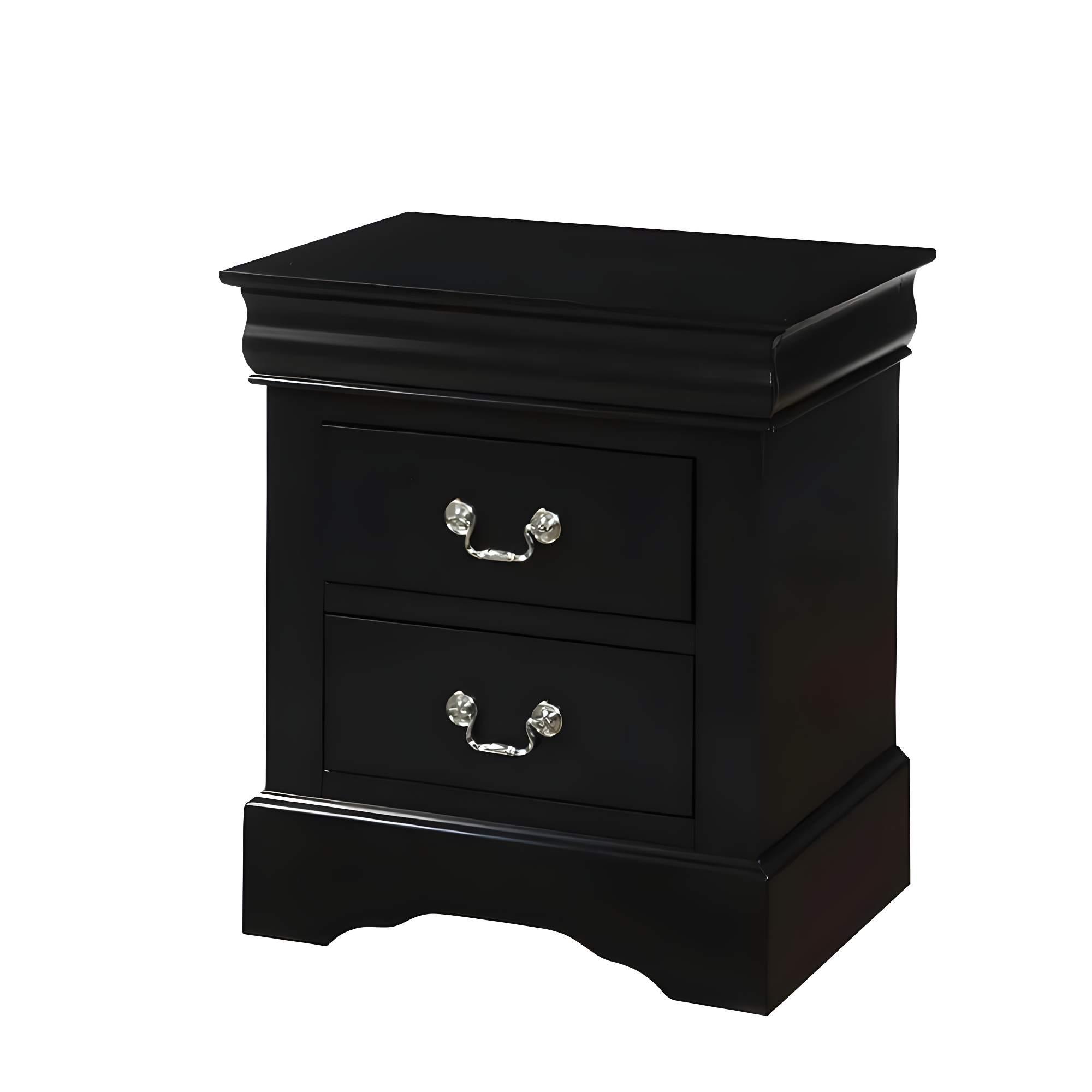 Acme Furniture Louis Philippe III Nightstand Black