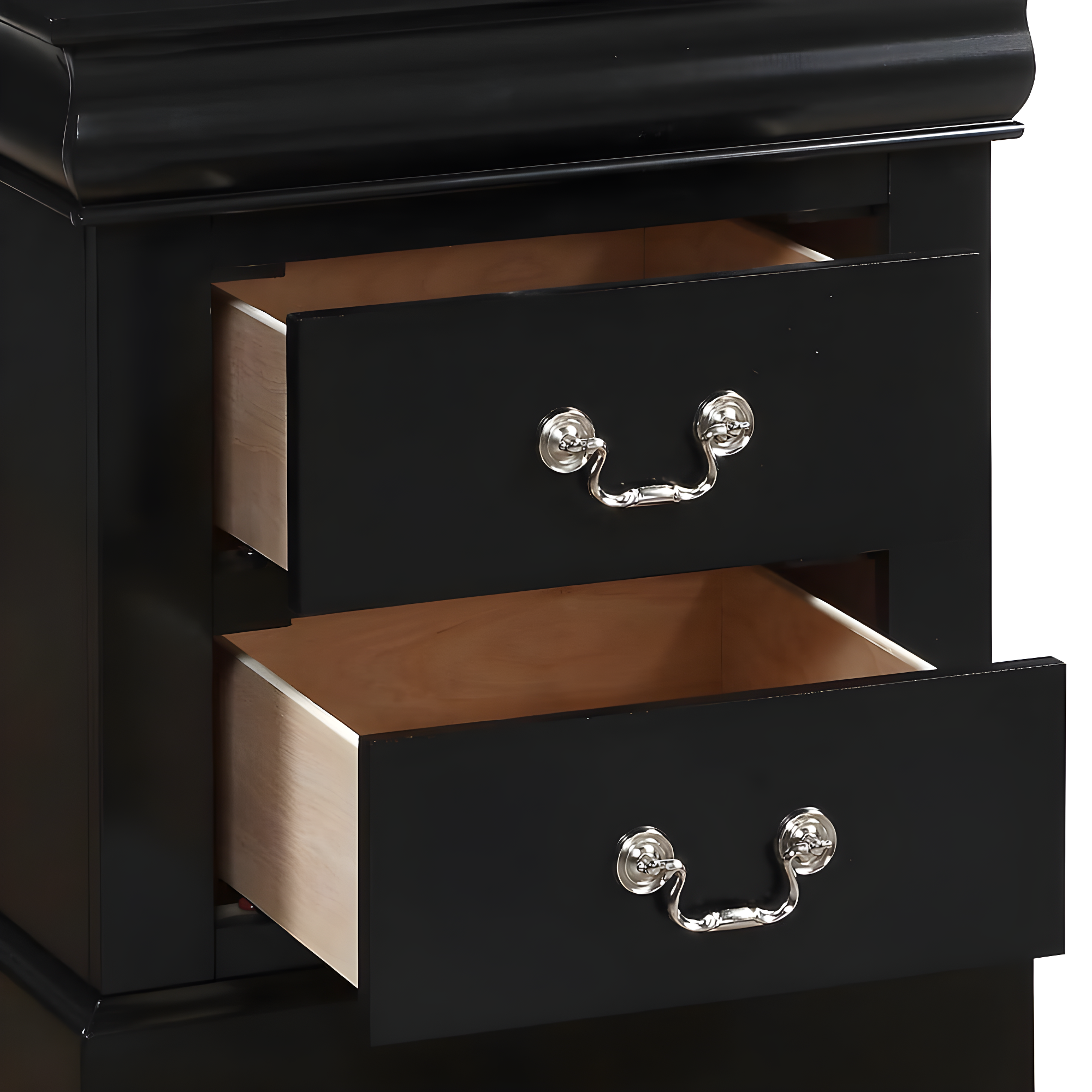 Acme Furniture Louis Philippe III Nightstand Black