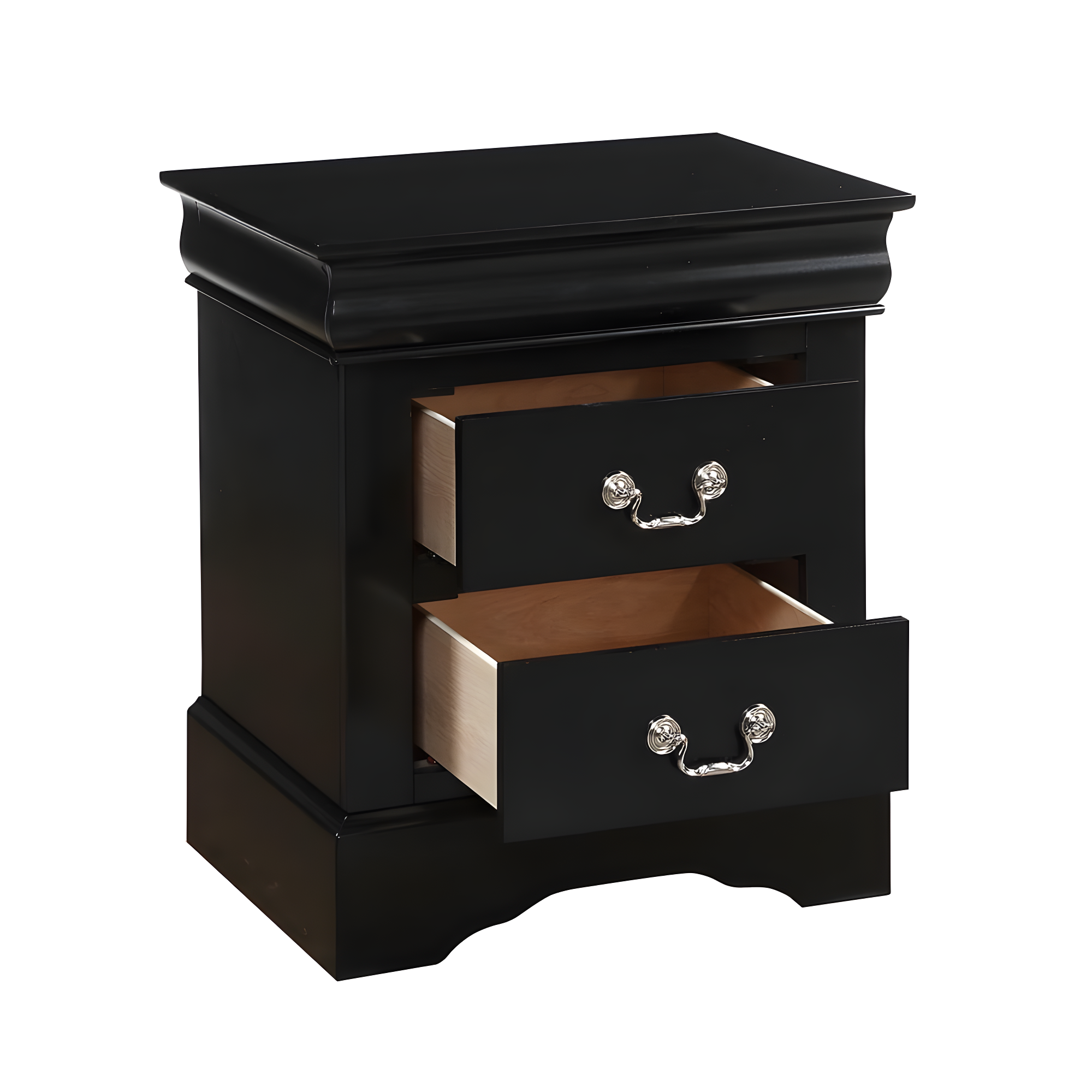 Acme Furniture Louis Philippe III Nightstand Black