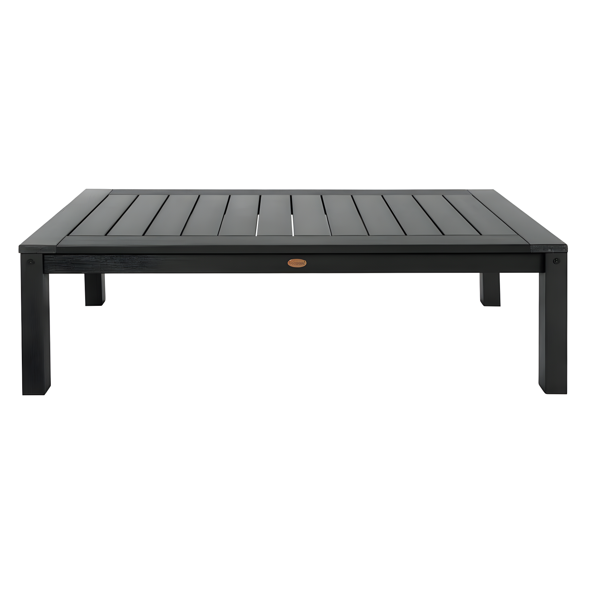 Adirondack Coffee Table Black - Highwood: Outdoor Poly Lumber, Stainless Steel Hardware, 12-Year Warranty